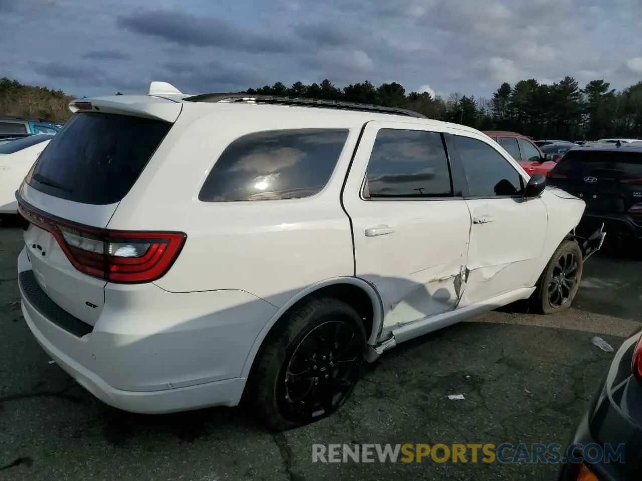 3 Photograph of a damaged car 1C4RDJDG6KC560163 DODGE DURANGO 2019