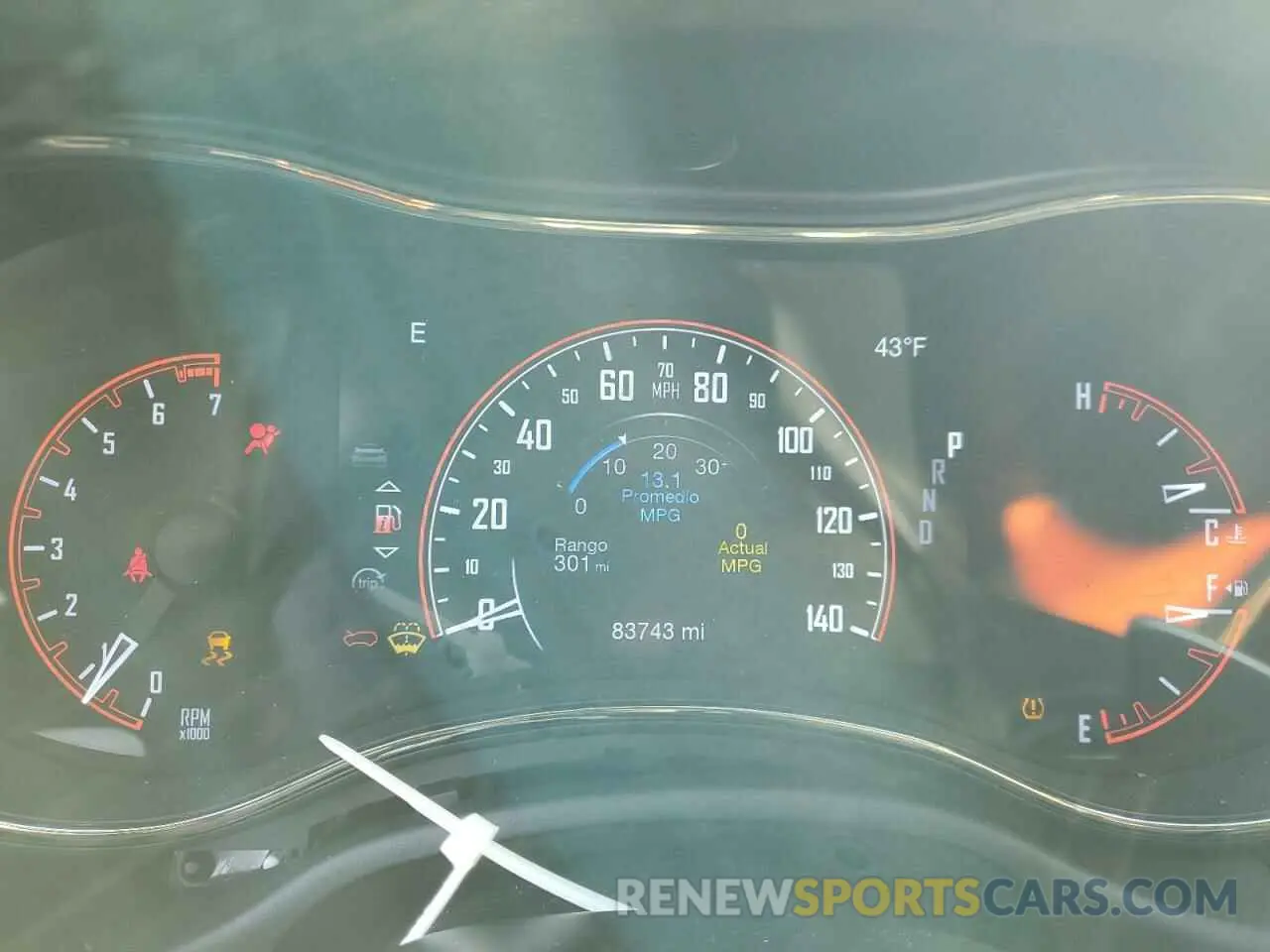 9 Photograph of a damaged car 1C4RDJDG6KC560163 DODGE DURANGO 2019