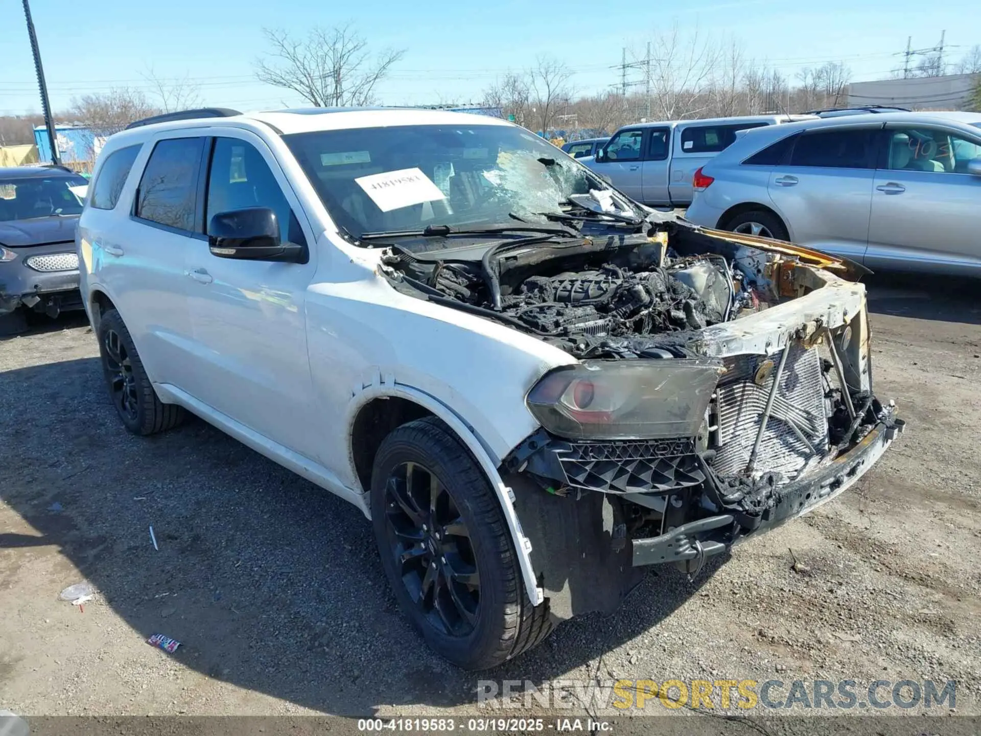 1 Photograph of a damaged car 1C4RDJDG6KC561006 DODGE DURANGO 2019