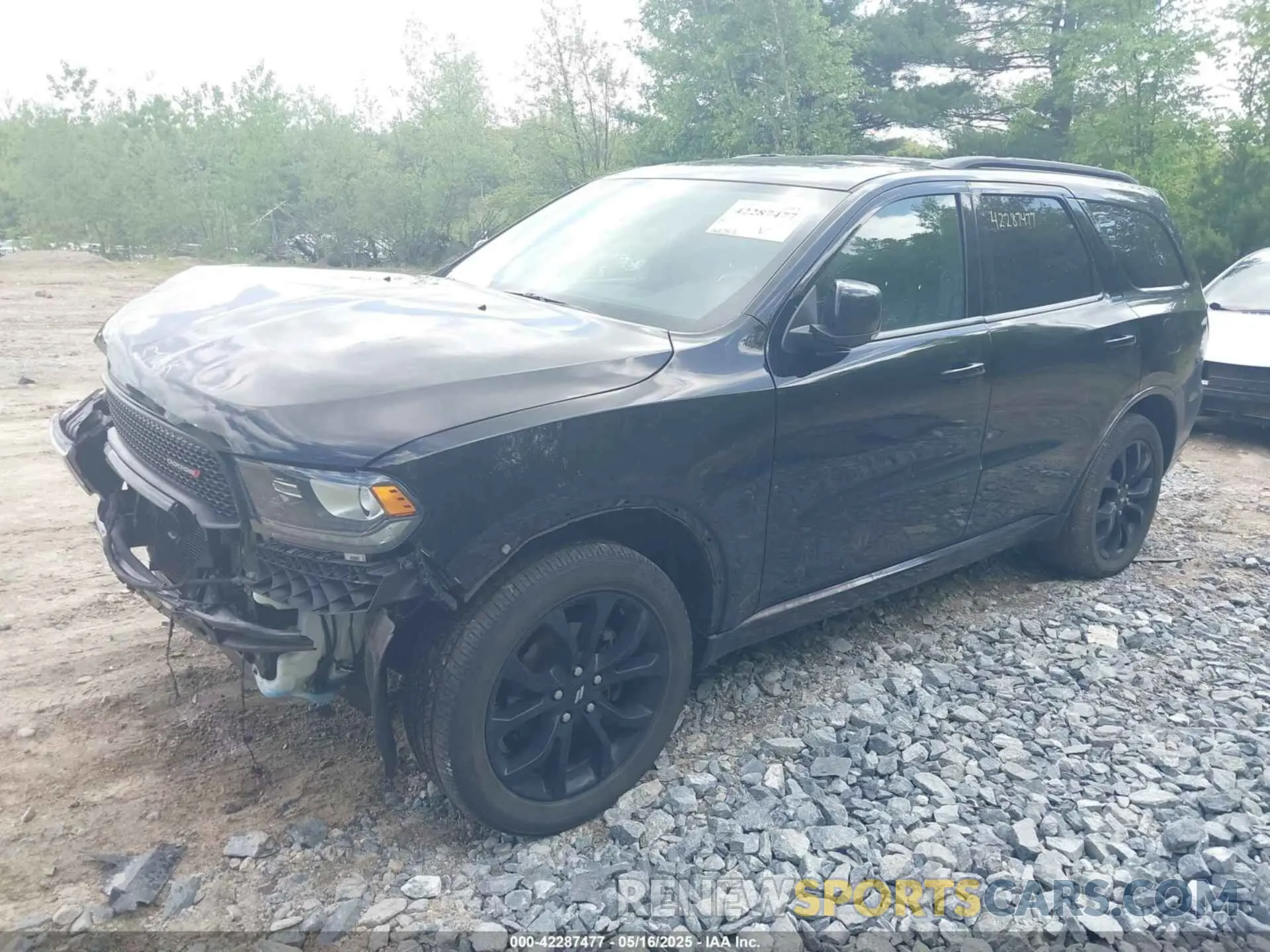 2 Photograph of a damaged car 1C4RDJDG6KC807035 DODGE DURANGO 2019