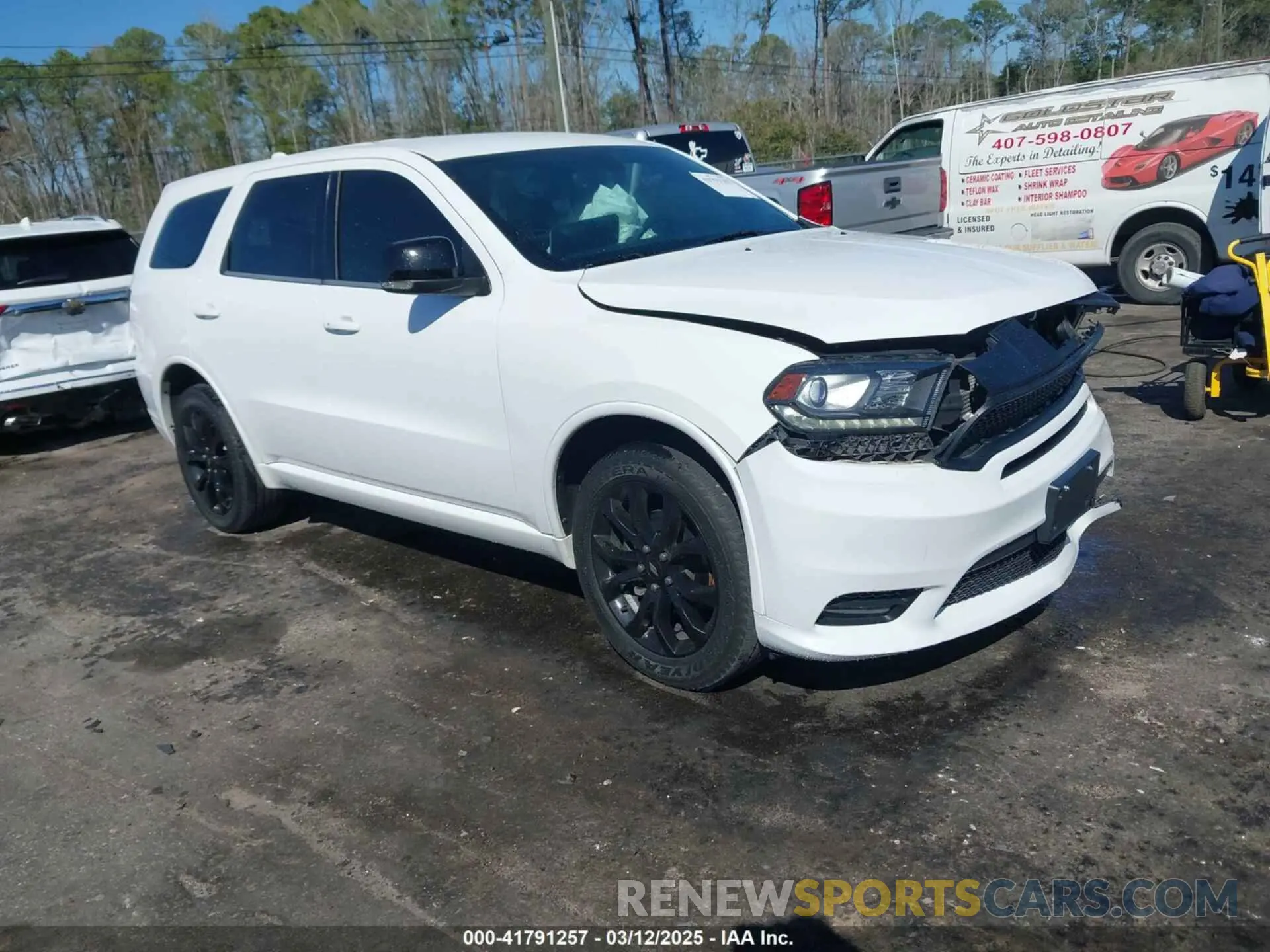1 Photograph of a damaged car 1C4RDJDG7KC586237 DODGE DURANGO 2019