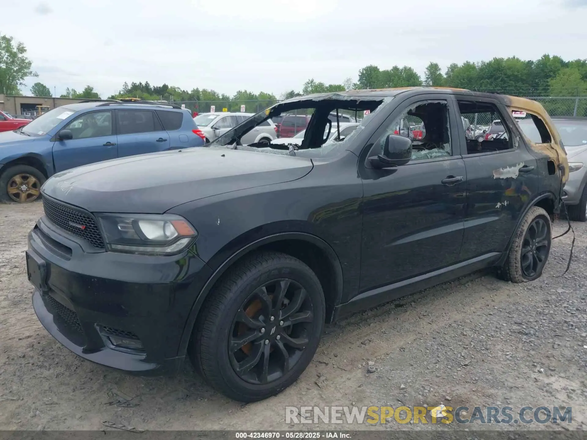 2 Photograph of a damaged car 1C4RDJDG7KC692641 DODGE DURANGO 2019