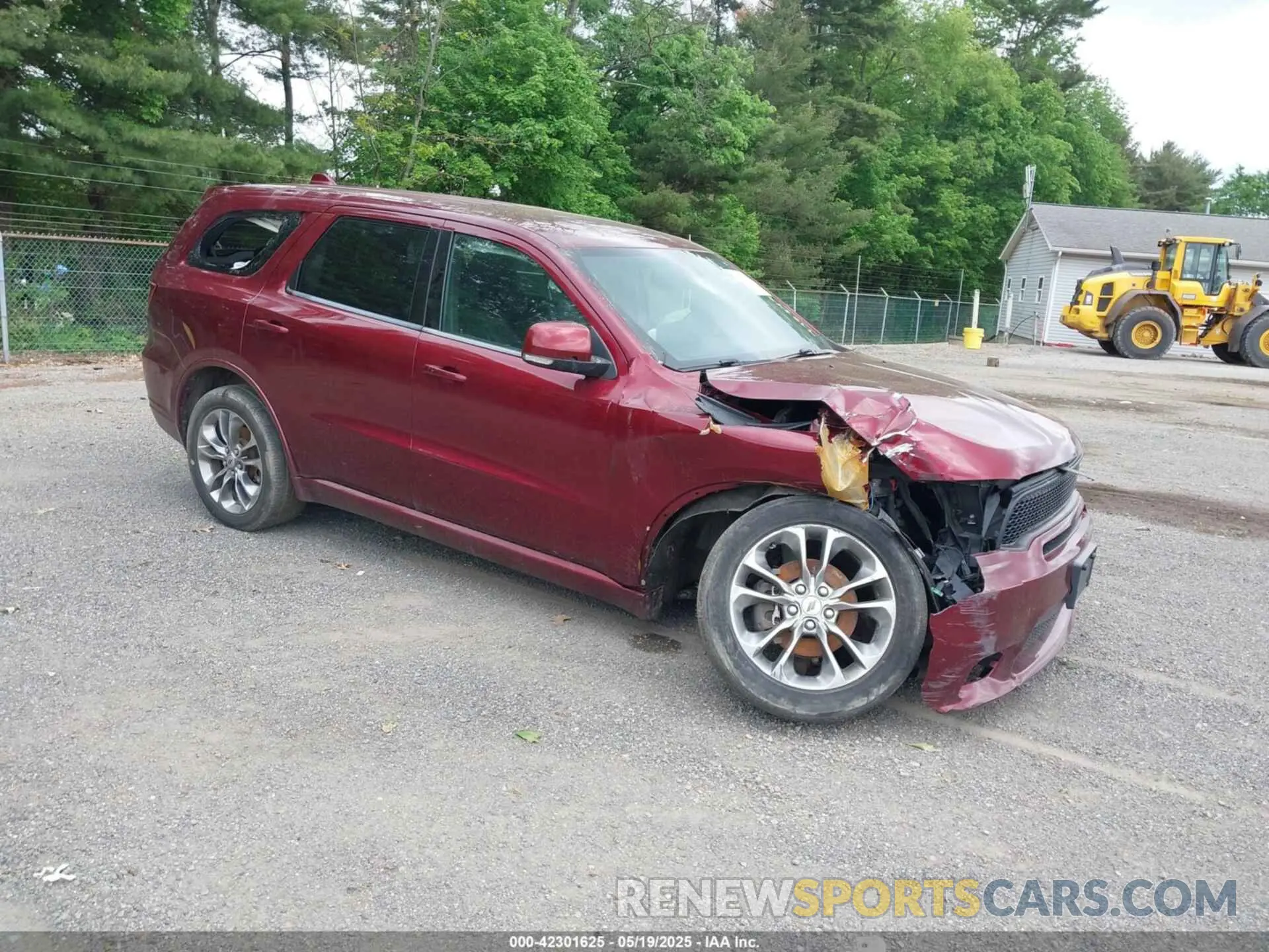 1 Photograph of a damaged car 1C4RDJDG7KC770349 DODGE DURANGO 2019