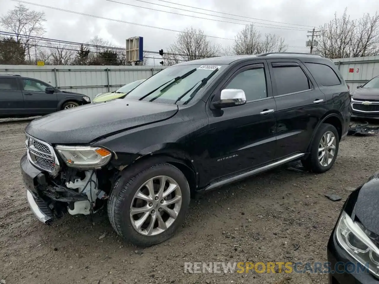 1 Photograph of a damaged car 1C4RDJEG7KC798585 DODGE DURANGO 2019