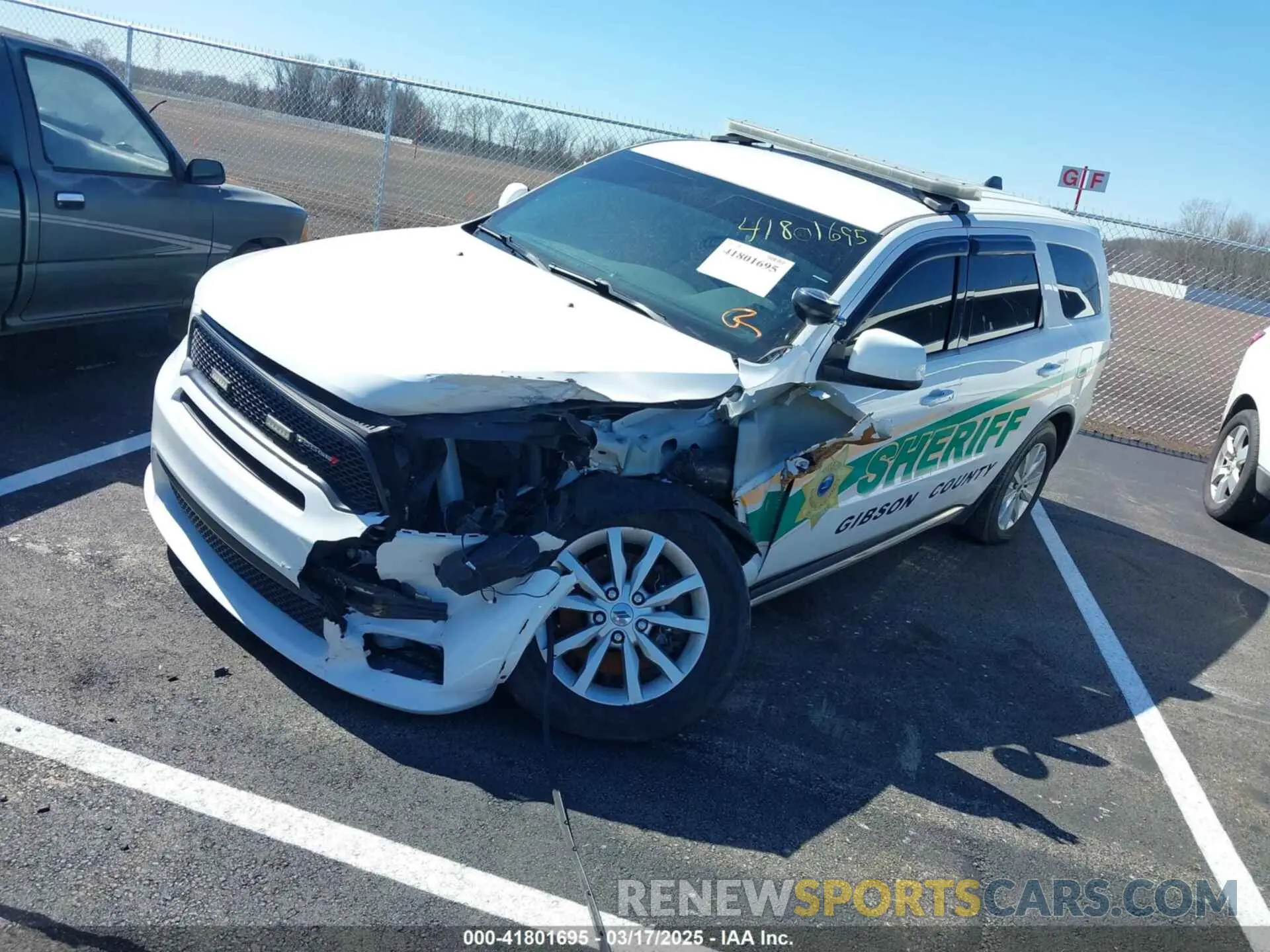 2 Photograph of a damaged car 1C4RDJFG8KC812119 DODGE DURANGO 2019