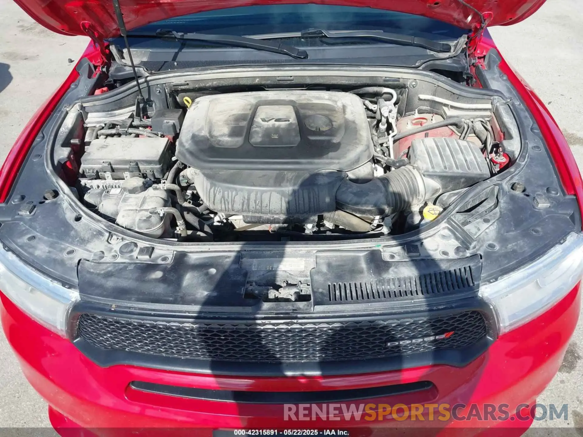 10 Photograph of a damaged car 1C4RDJFGXKC711325 DODGE DURANGO 2019