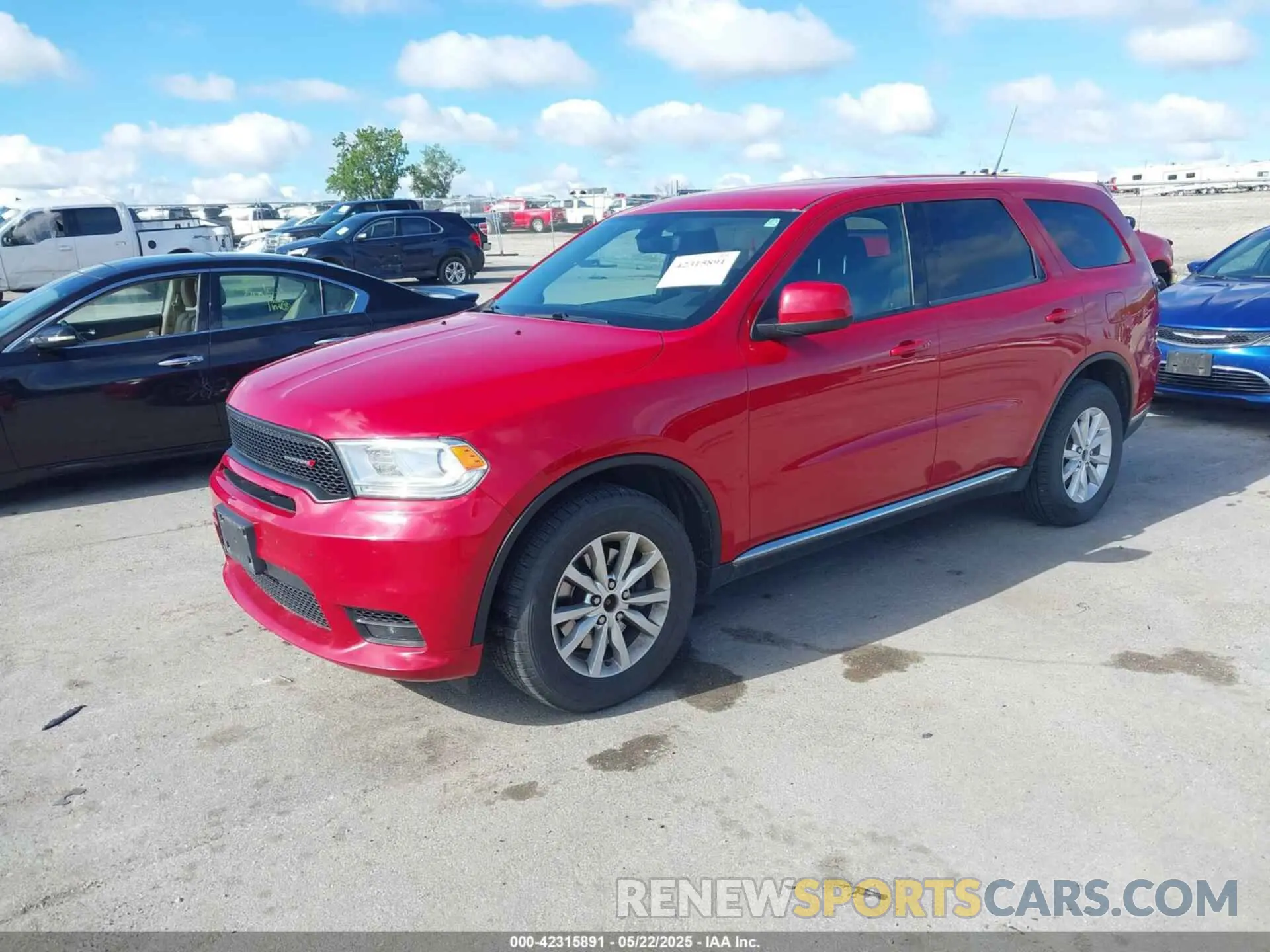 2 Photograph of a damaged car 1C4RDJFGXKC711325 DODGE DURANGO 2019