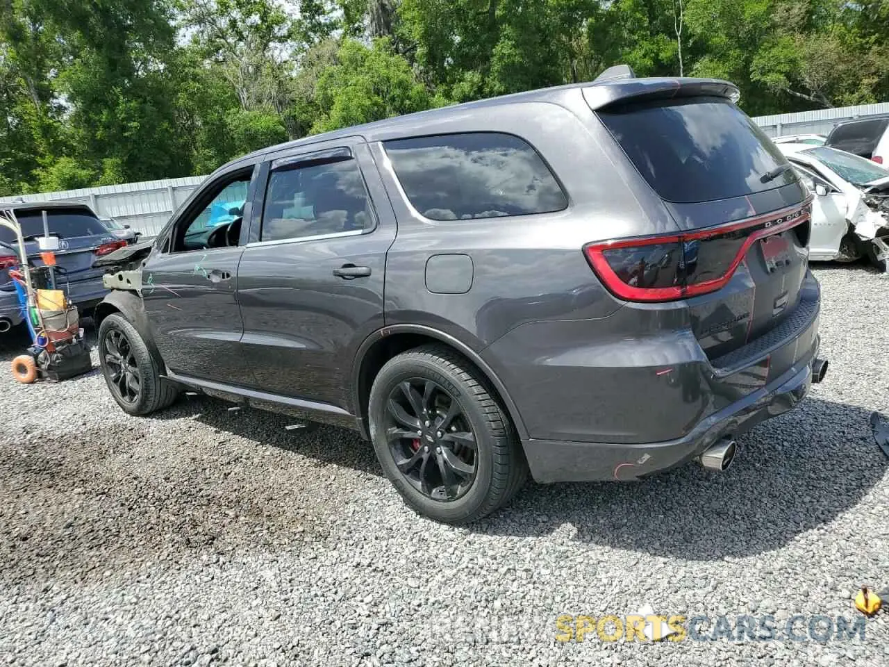 2 Photograph of a damaged car 1C4SDHCT7KC525141 DODGE DURANGO 2019