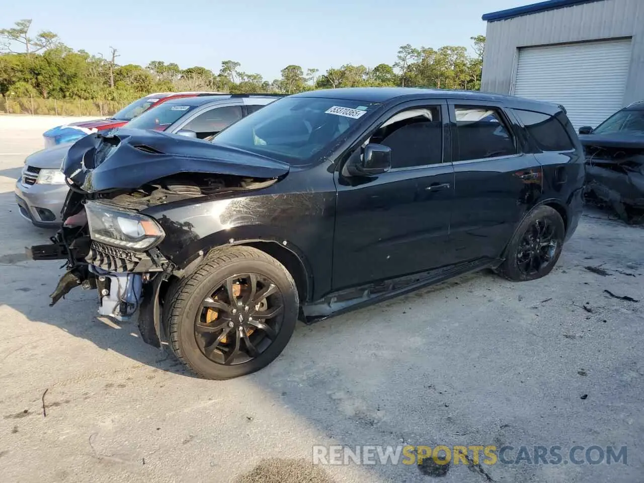 1 Photograph of a damaged car 1C4SDHCT9KC604827 DODGE DURANGO 2019