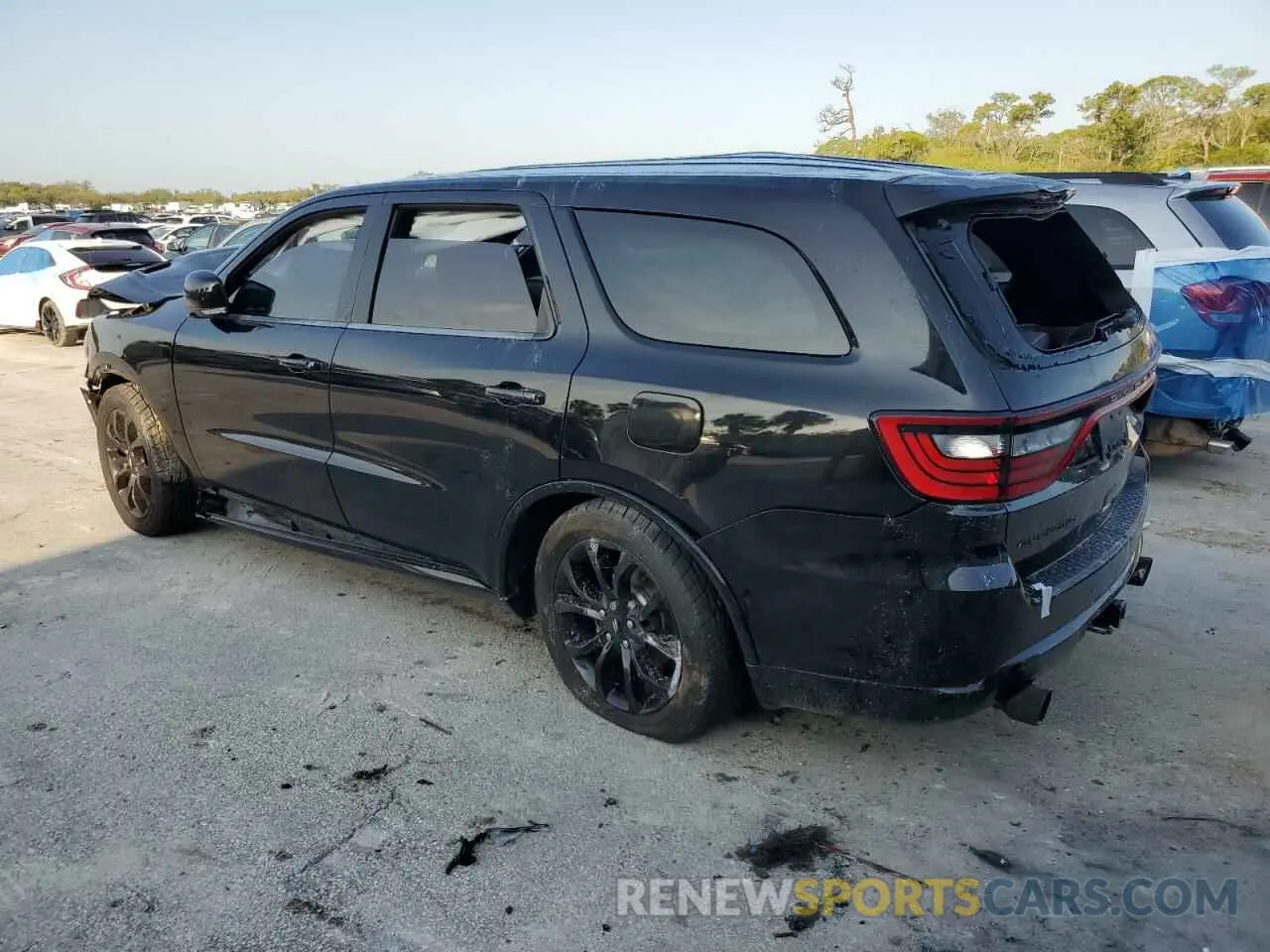 2 Photograph of a damaged car 1C4SDHCT9KC604827 DODGE DURANGO 2019