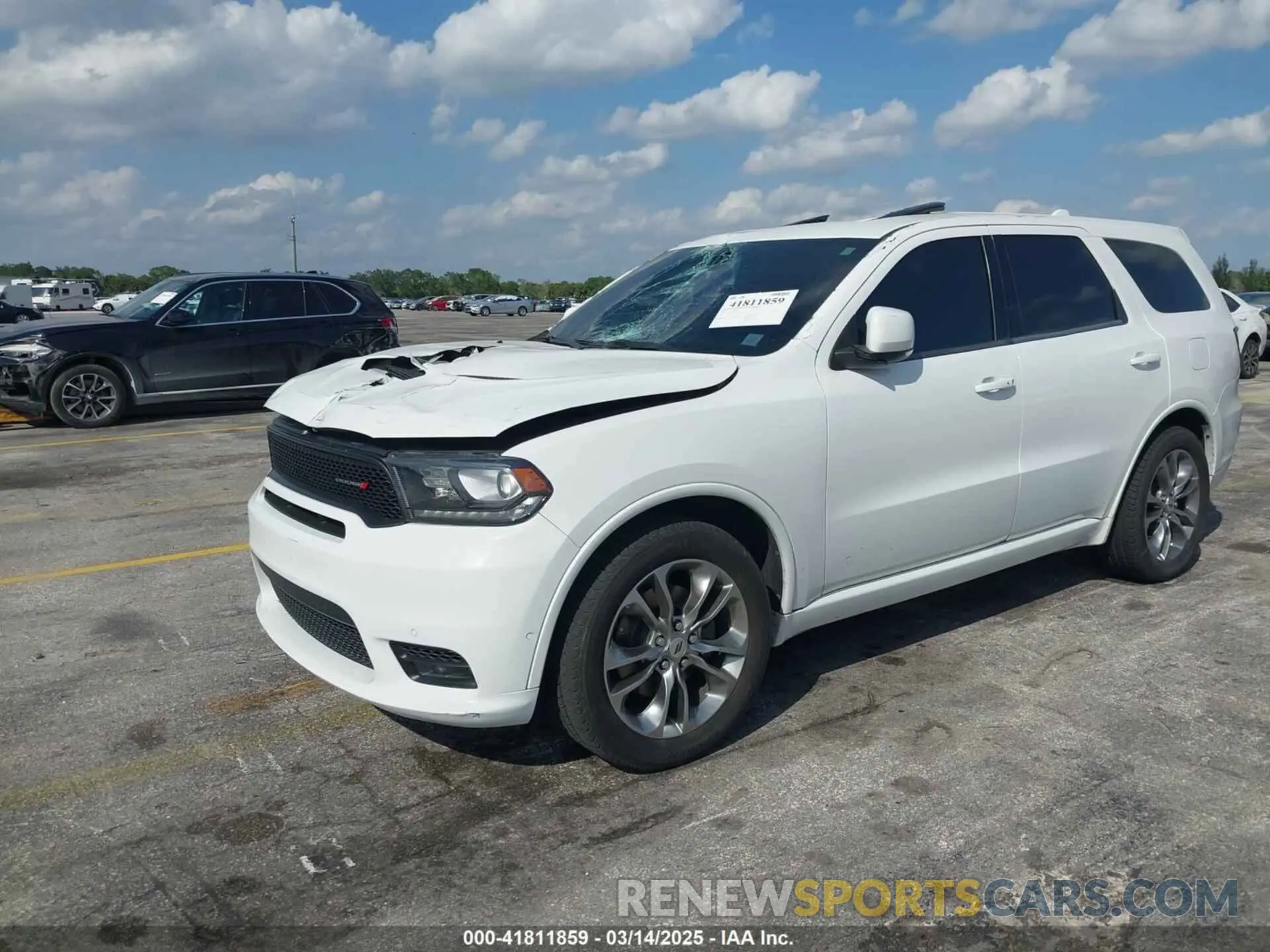 2 Photograph of a damaged car 1C4SDJCT0KC745230 DODGE DURANGO 2019
