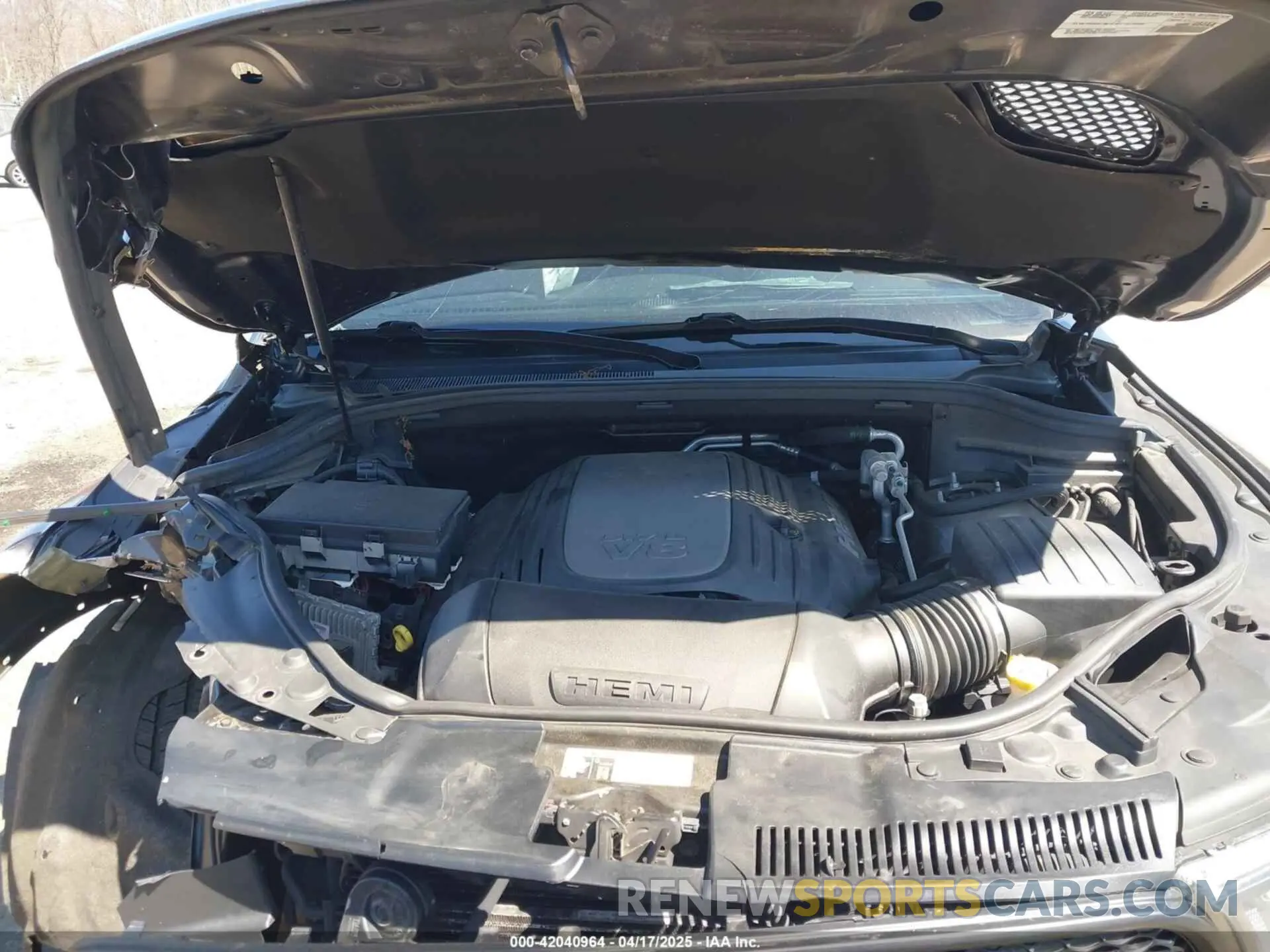 10 Photograph of a damaged car 1C4SDJCT4KC550943 DODGE DURANGO 2019