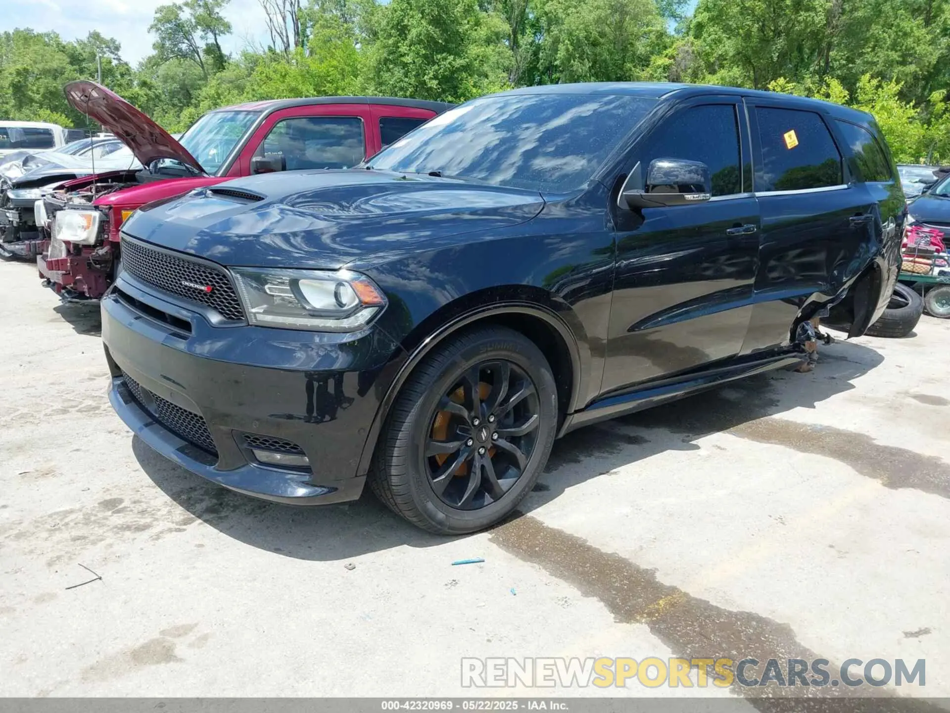 2 Photograph of a damaged car 1C4SDJCT6KC692551 DODGE DURANGO 2019