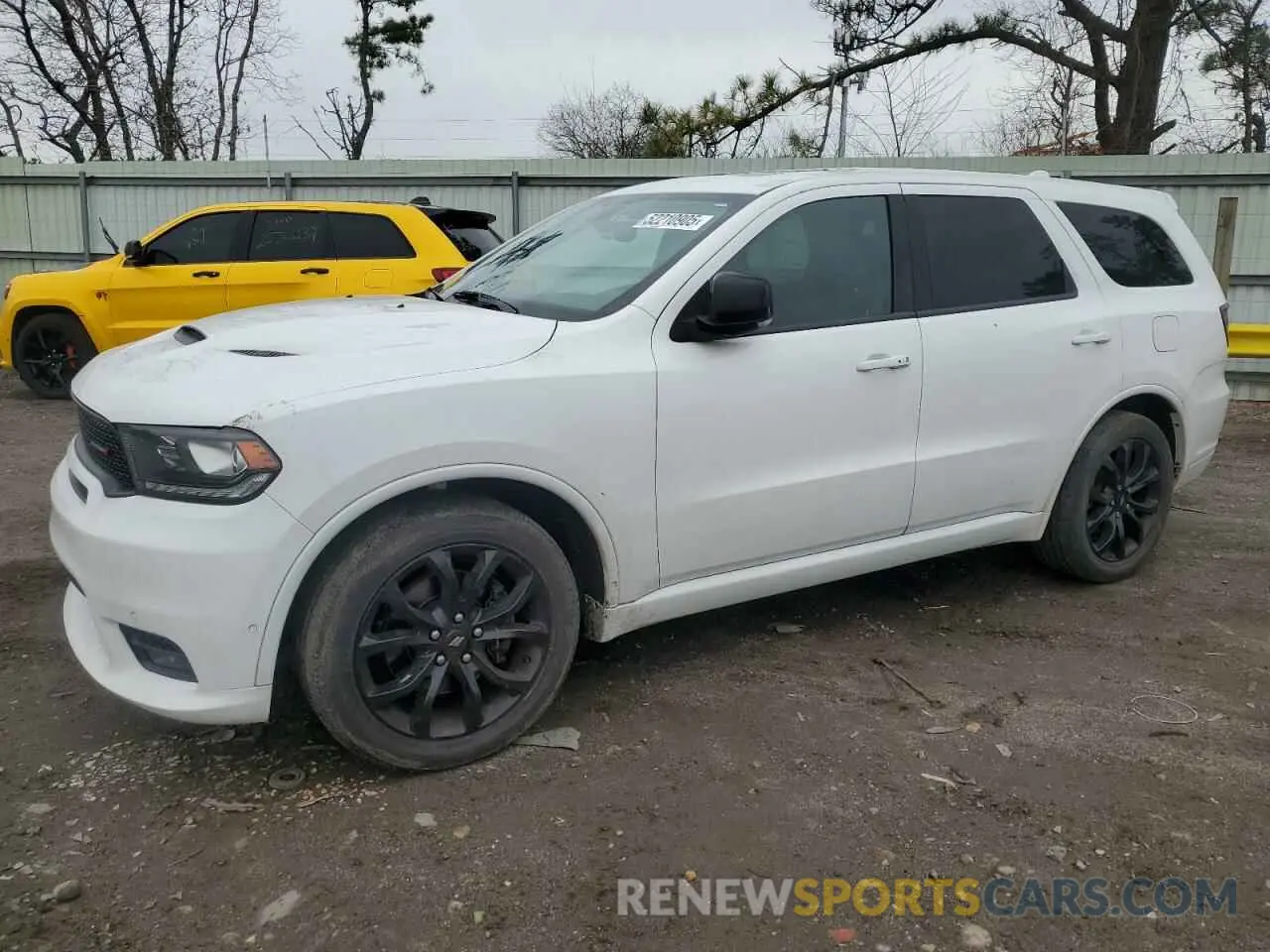 1 Photograph of a damaged car 1C4SDJCT7KC723368 DODGE DURANGO 2019