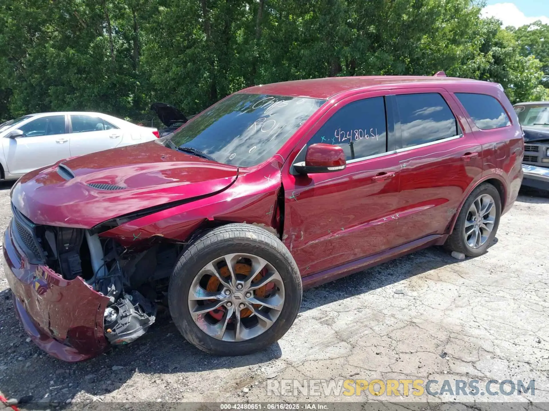 6 Photograph of a damaged car 1C4SDJCT9KC631548 DODGE DURANGO 2019