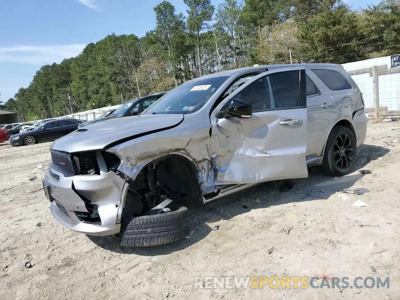 1 Photograph of a damaged car 1C4SDJCTXKC691922 DODGE DURANGO 2019