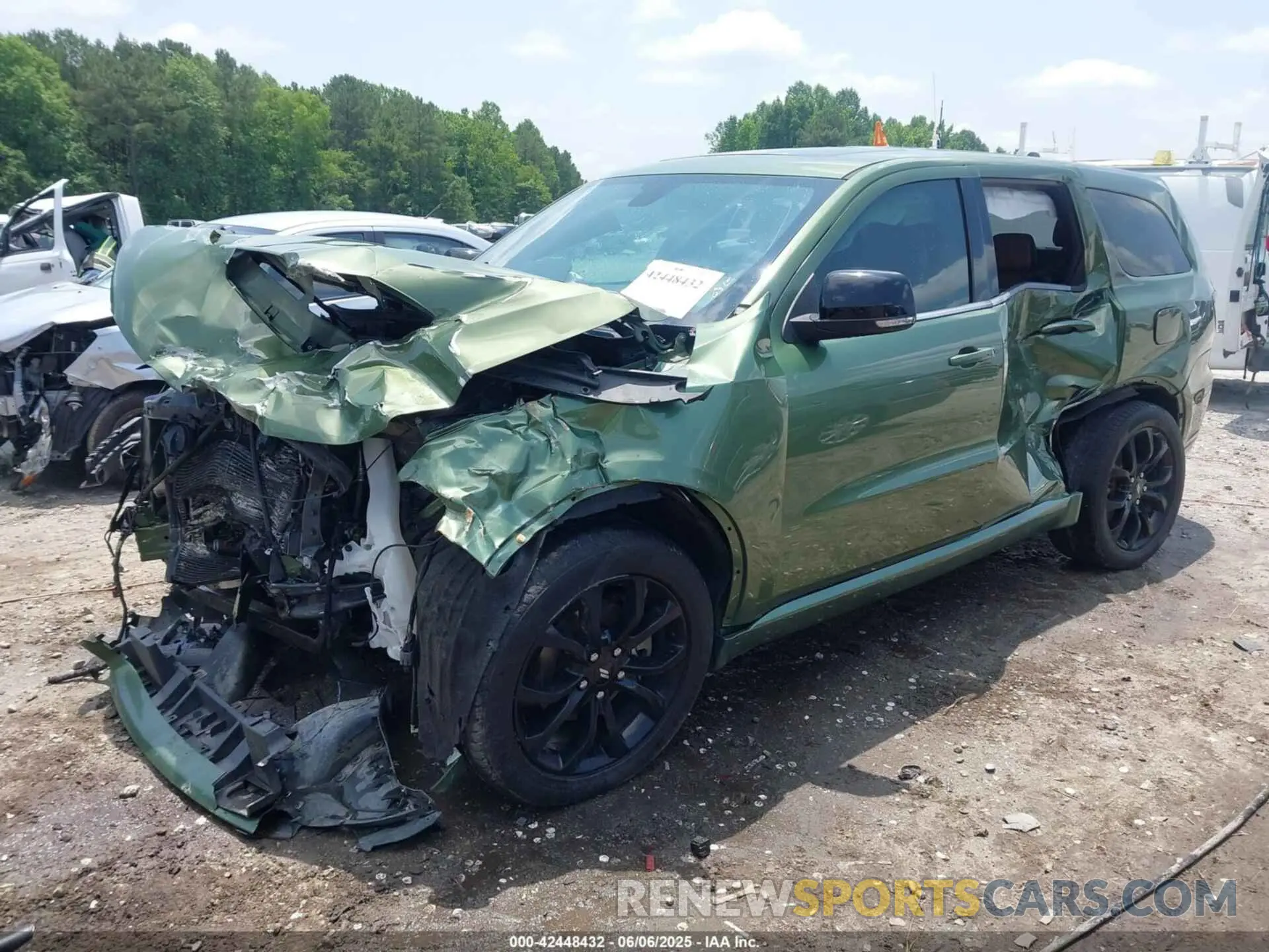 2 Photograph of a damaged car 1C4SDJCTXKC844671 DODGE DURANGO 2019