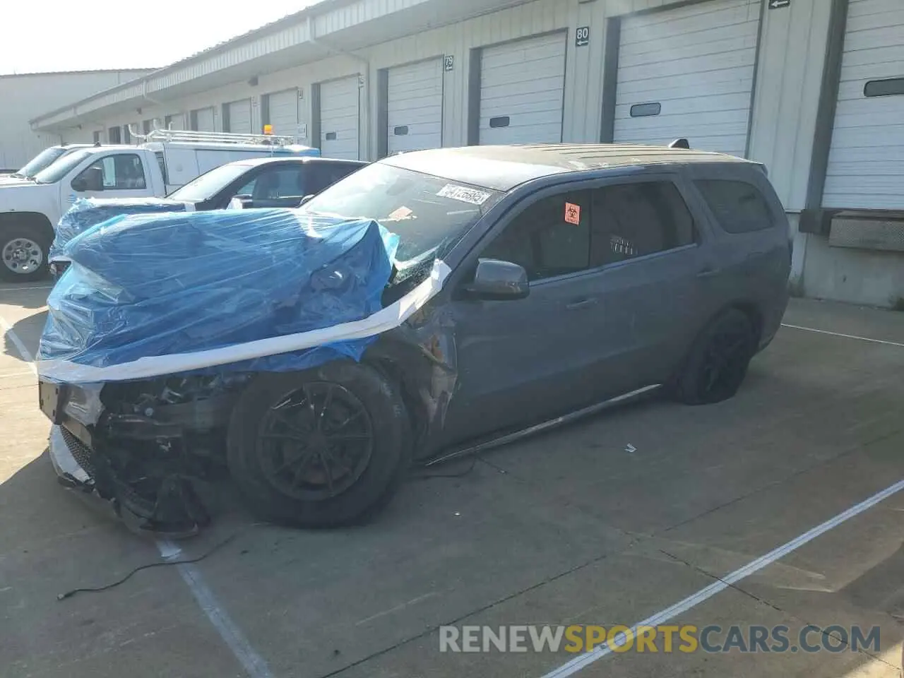1 Photograph of a damaged car 1C4SDJFT0KC754019 DODGE DURANGO 2019