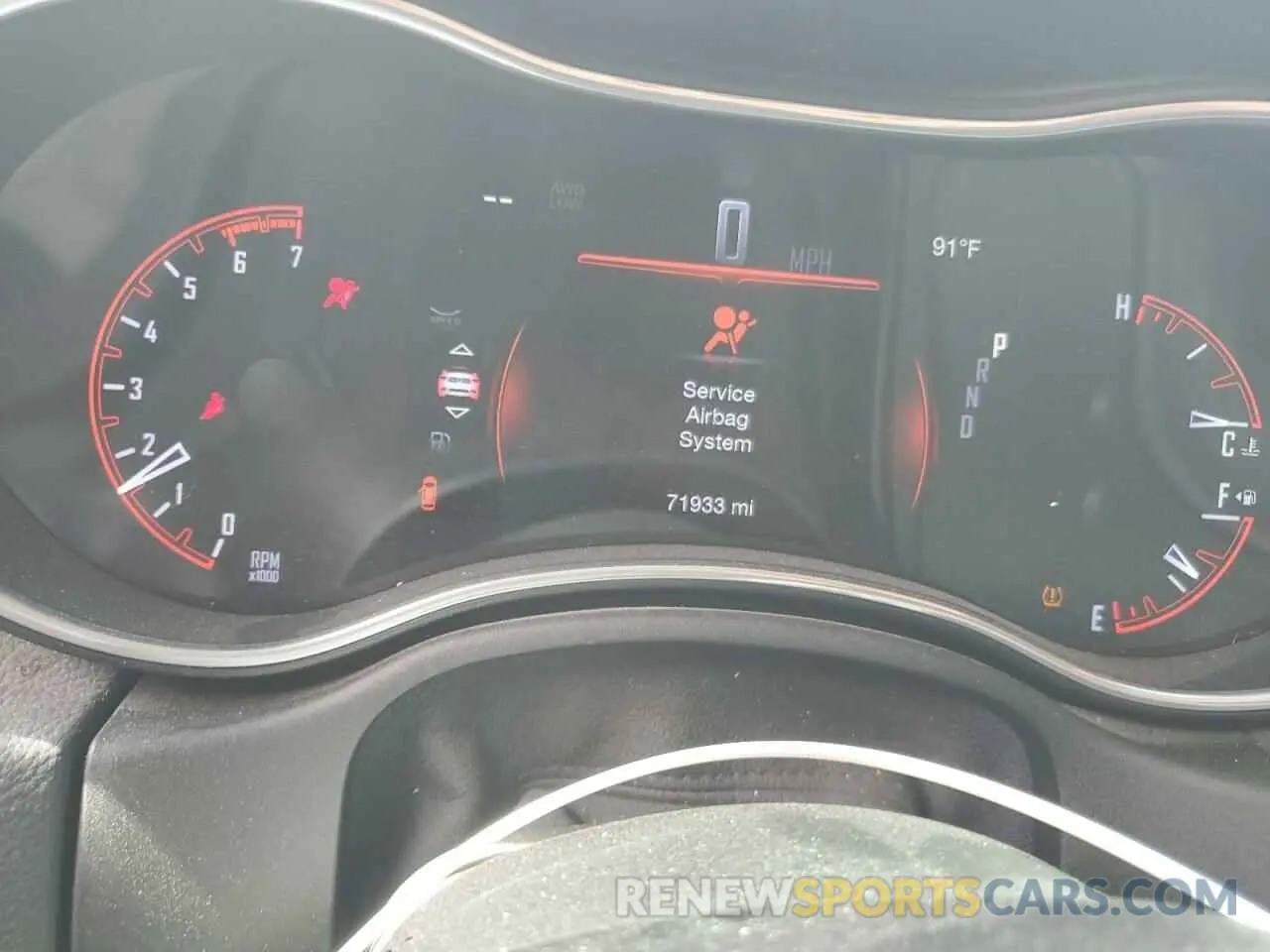 9 Photograph of a damaged car 1C4SDJFT8KC631844 DODGE DURANGO 2019