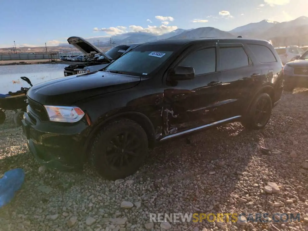 1 Photograph of a damaged car 1C4SDJFT9KC685329 DODGE DURANGO 2019
