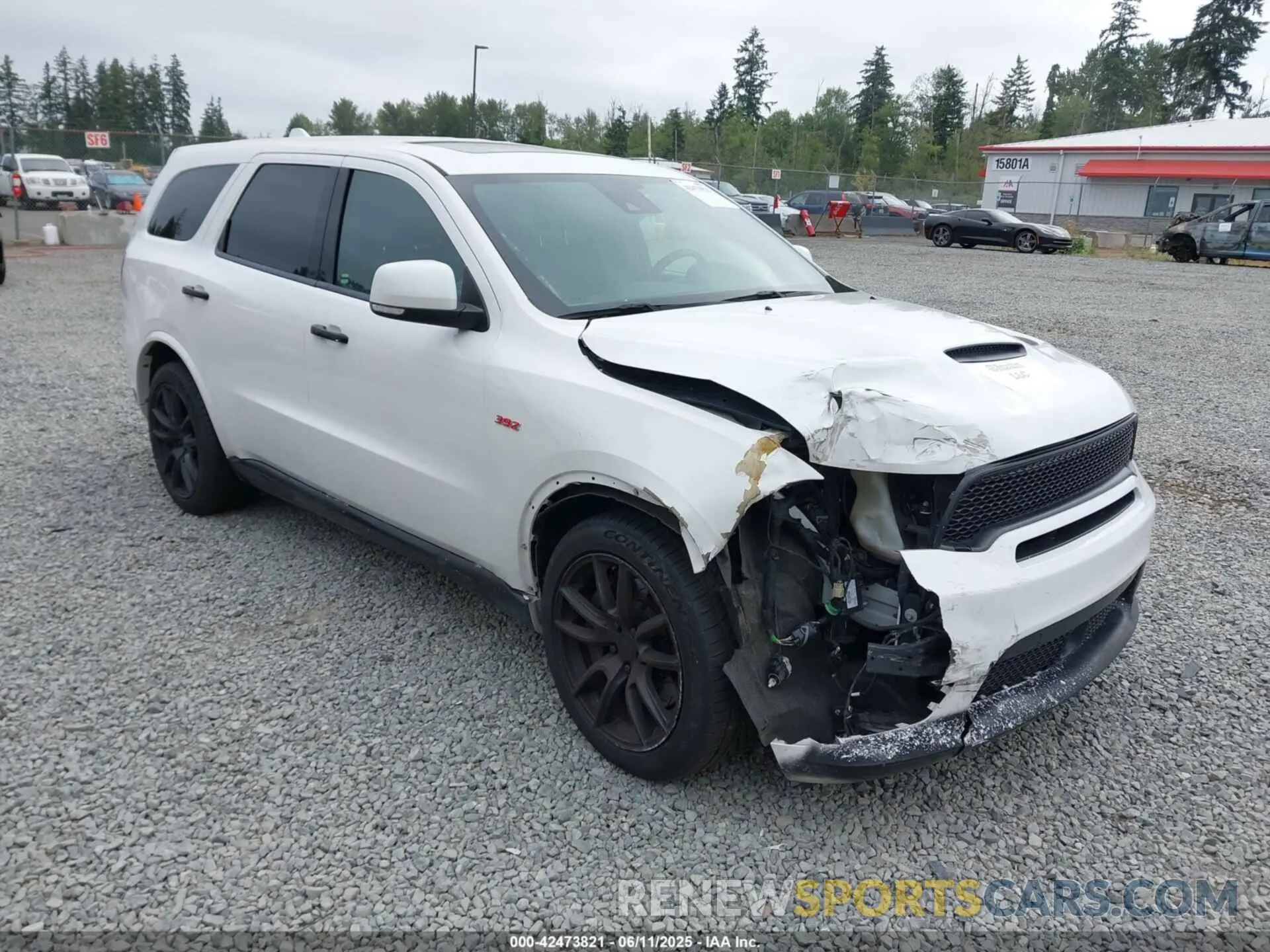 1 Photograph of a damaged car 1C4SDJGJ0KC581440 DODGE DURANGO 2019
