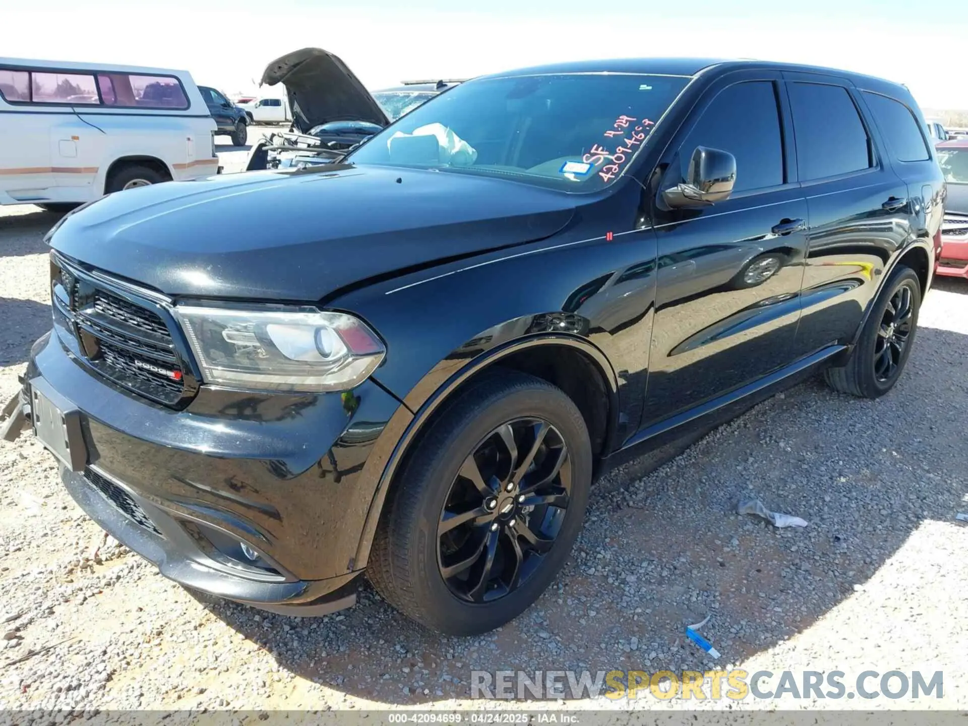 2 Photograph of a damaged car 1C4RDHAG1LC248590 DODGE DURANGO 2020
