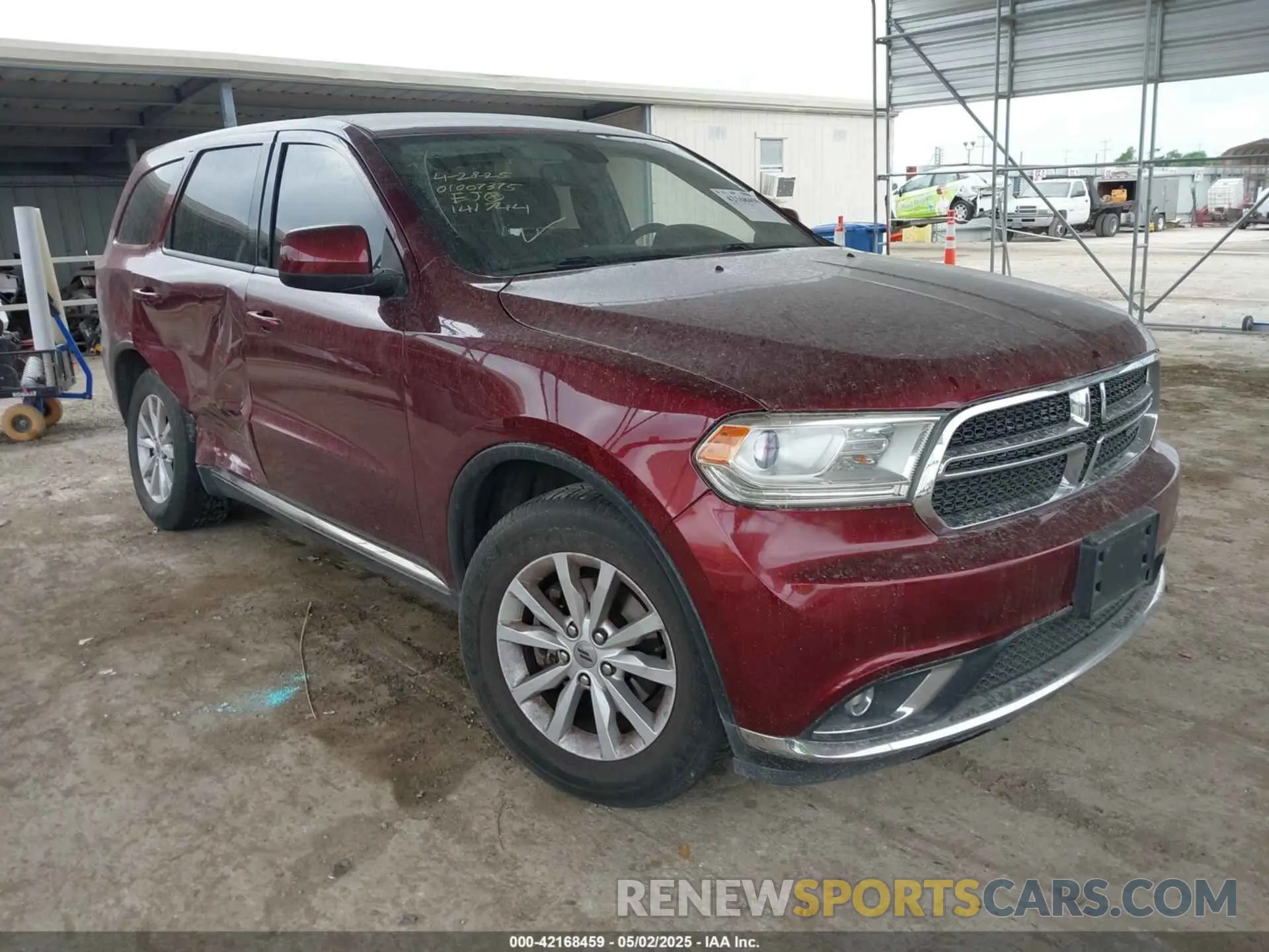 1 Photograph of a damaged car 1C4RDHAG4LC141744 DODGE DURANGO 2020