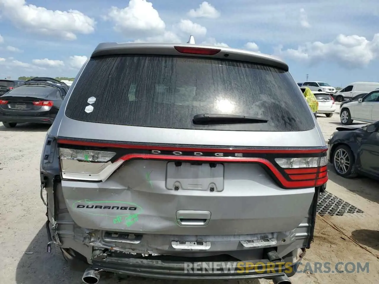 6 Photograph of a damaged car 1C4RDHAG5LC129943 DODGE DURANGO 2020