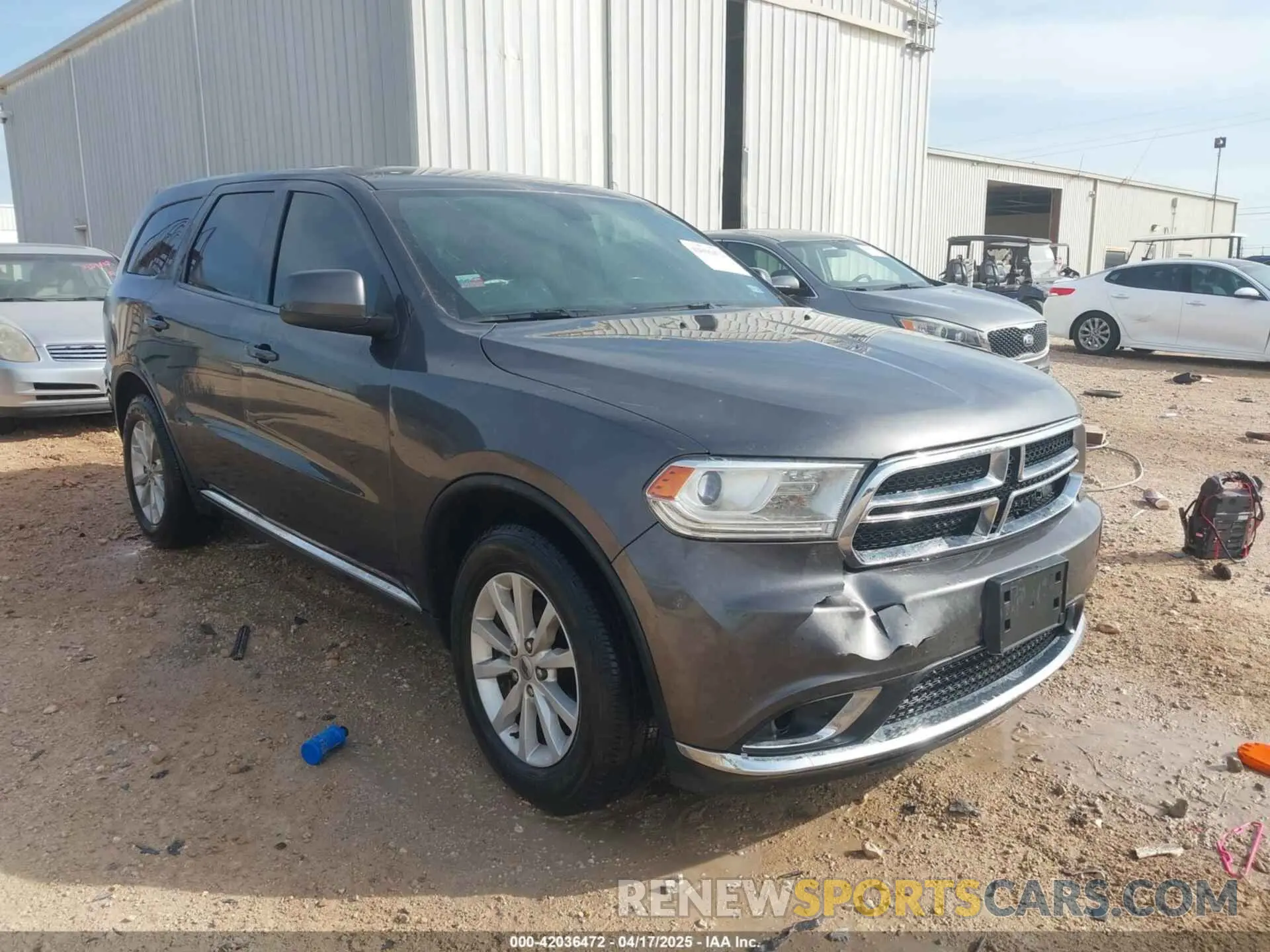 1 Photograph of a damaged car 1C4RDHAG7LC166279 DODGE DURANGO 2020