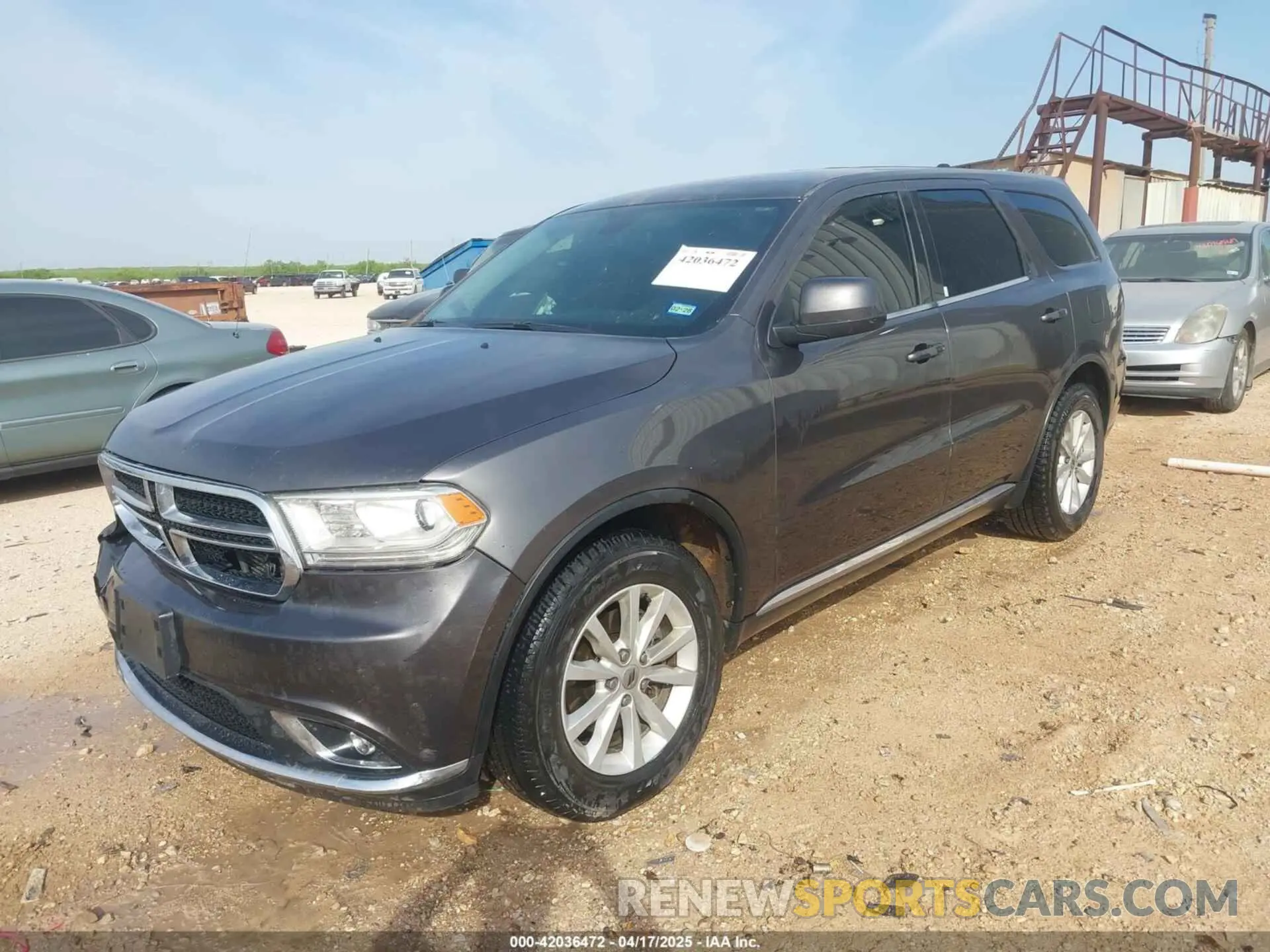 2 Photograph of a damaged car 1C4RDHAG7LC166279 DODGE DURANGO 2020