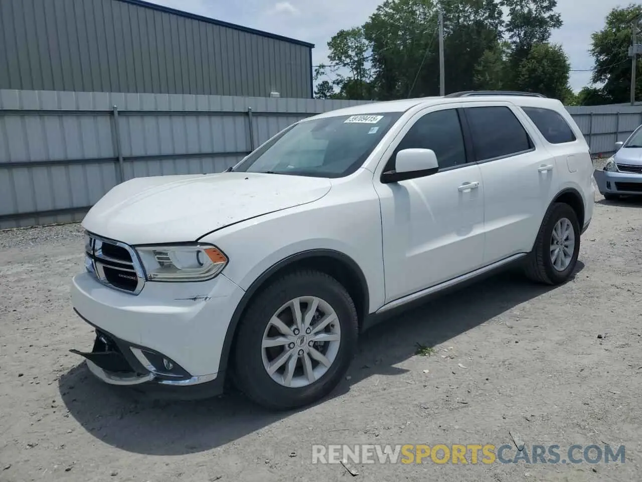 1 Photograph of a damaged car 1C4RDHAG7LC307528 DODGE DURANGO 2020