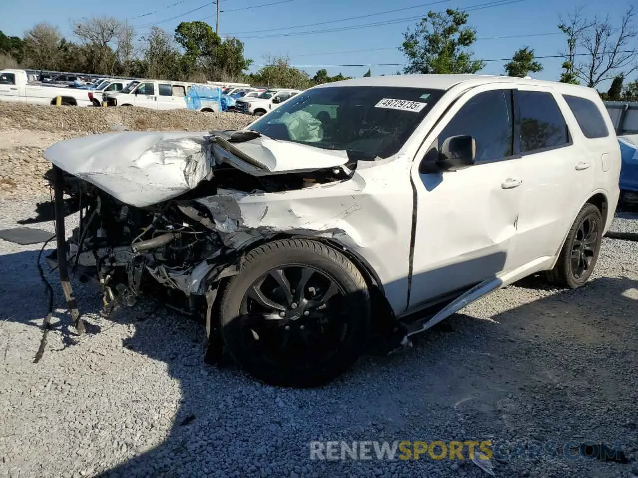 1 Photograph of a damaged car 1C4RDHAG8LC123876 DODGE DURANGO 2020