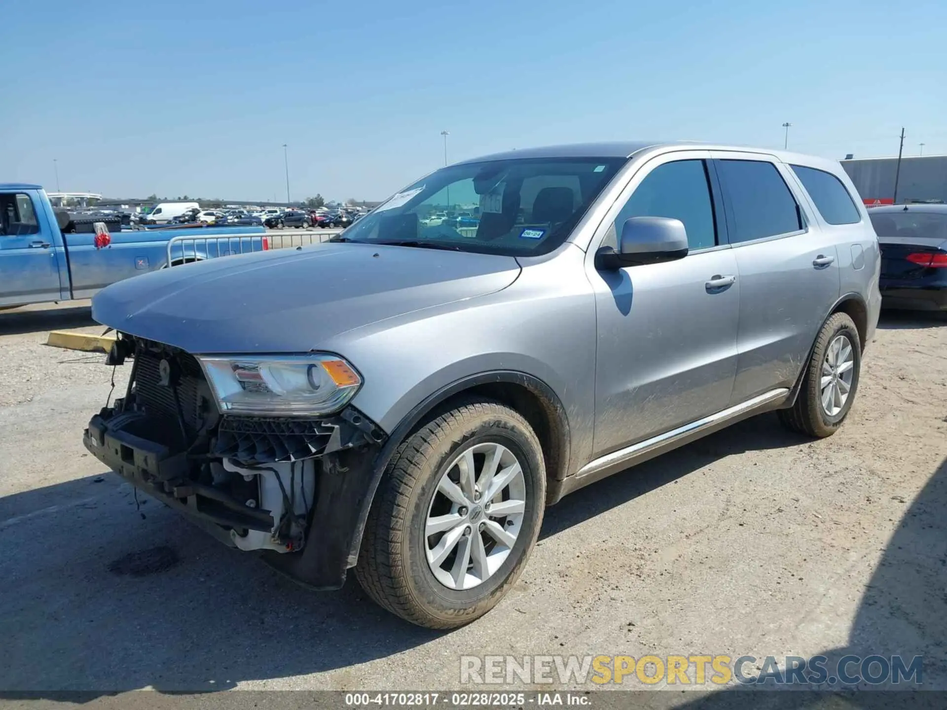 2 Photograph of a damaged car 1C4RDHAGXLC258230 DODGE DURANGO 2020