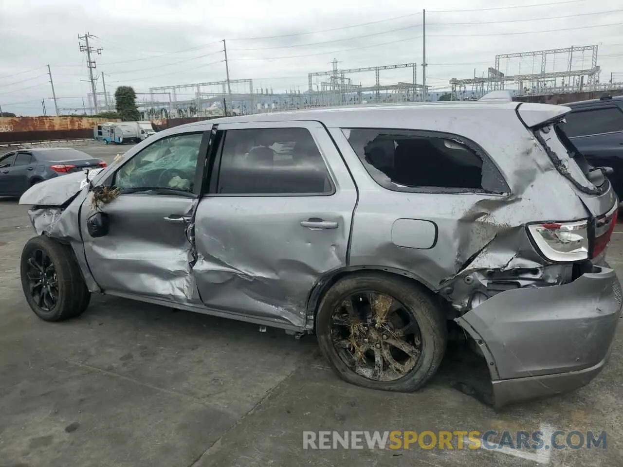 2 Photograph of a damaged car 1C4RDHDG0LC123947 DODGE DURANGO 2020