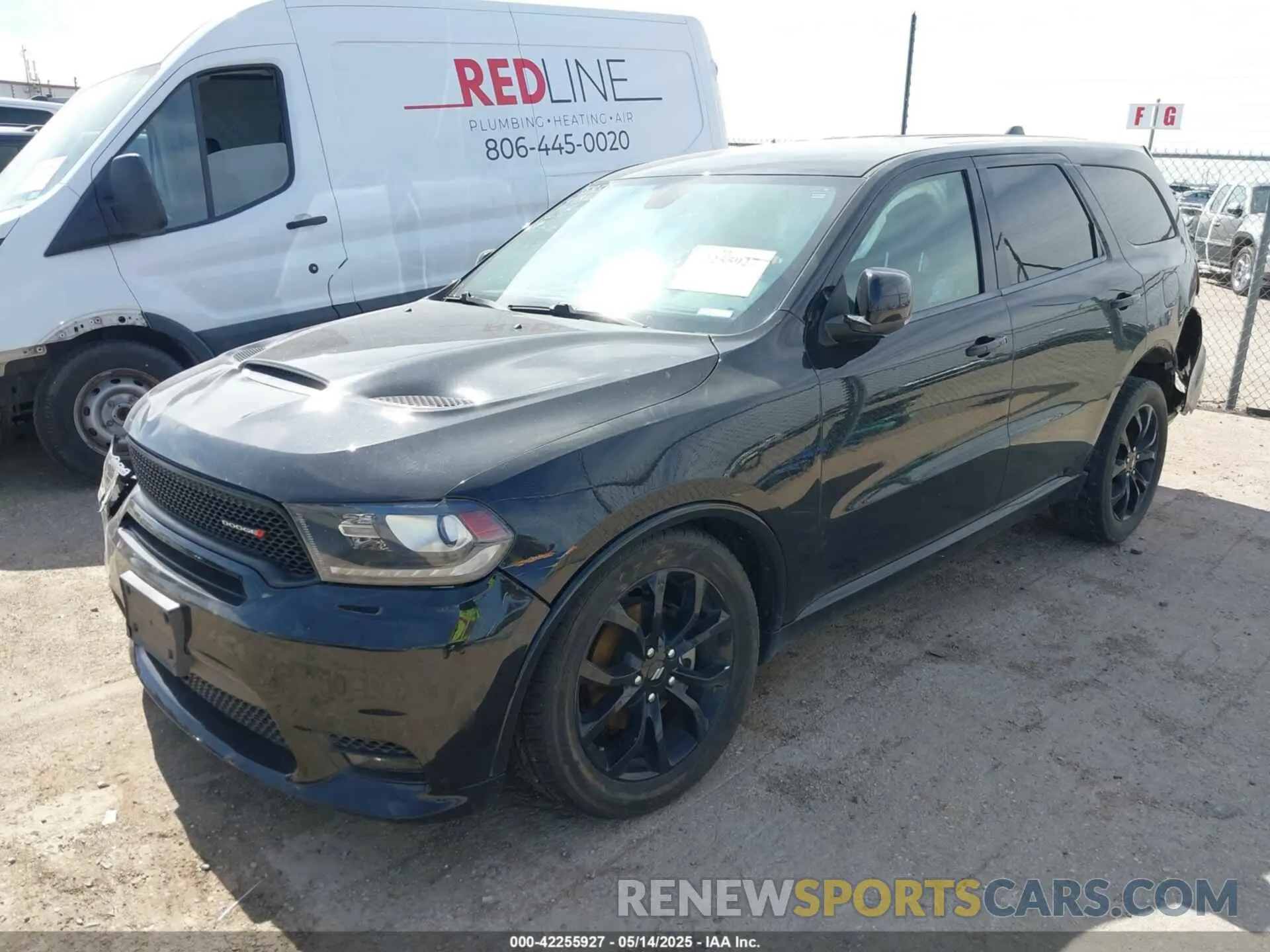 2 Photograph of a damaged car 1C4RDHDG0LC142062 DODGE DURANGO 2020