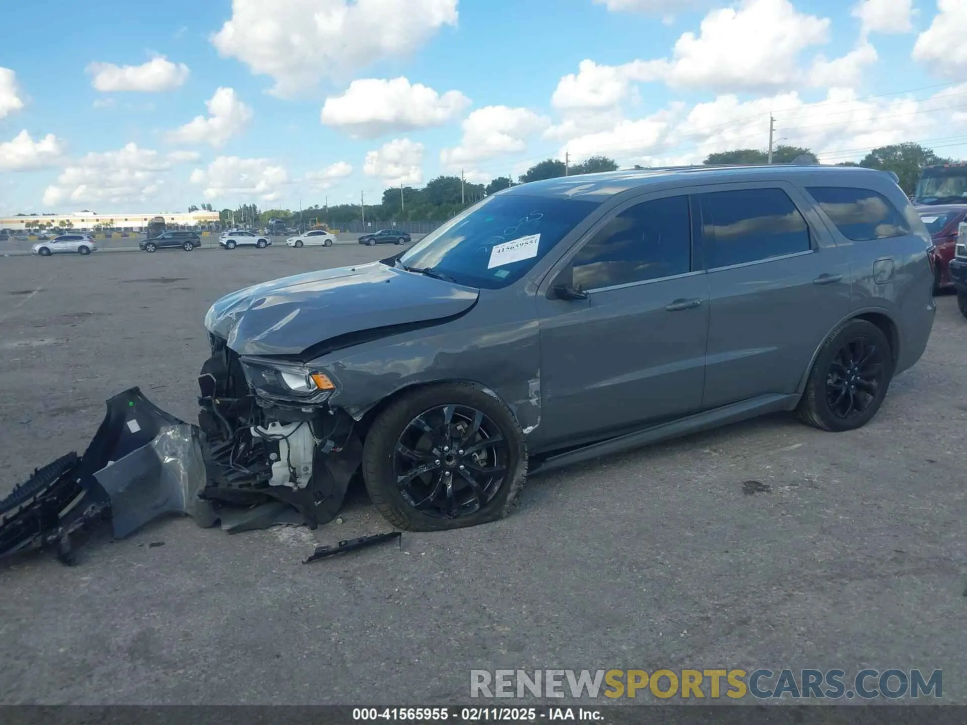 2 Photograph of a damaged car 1C4RDHDG3LC223220 DODGE DURANGO 2020