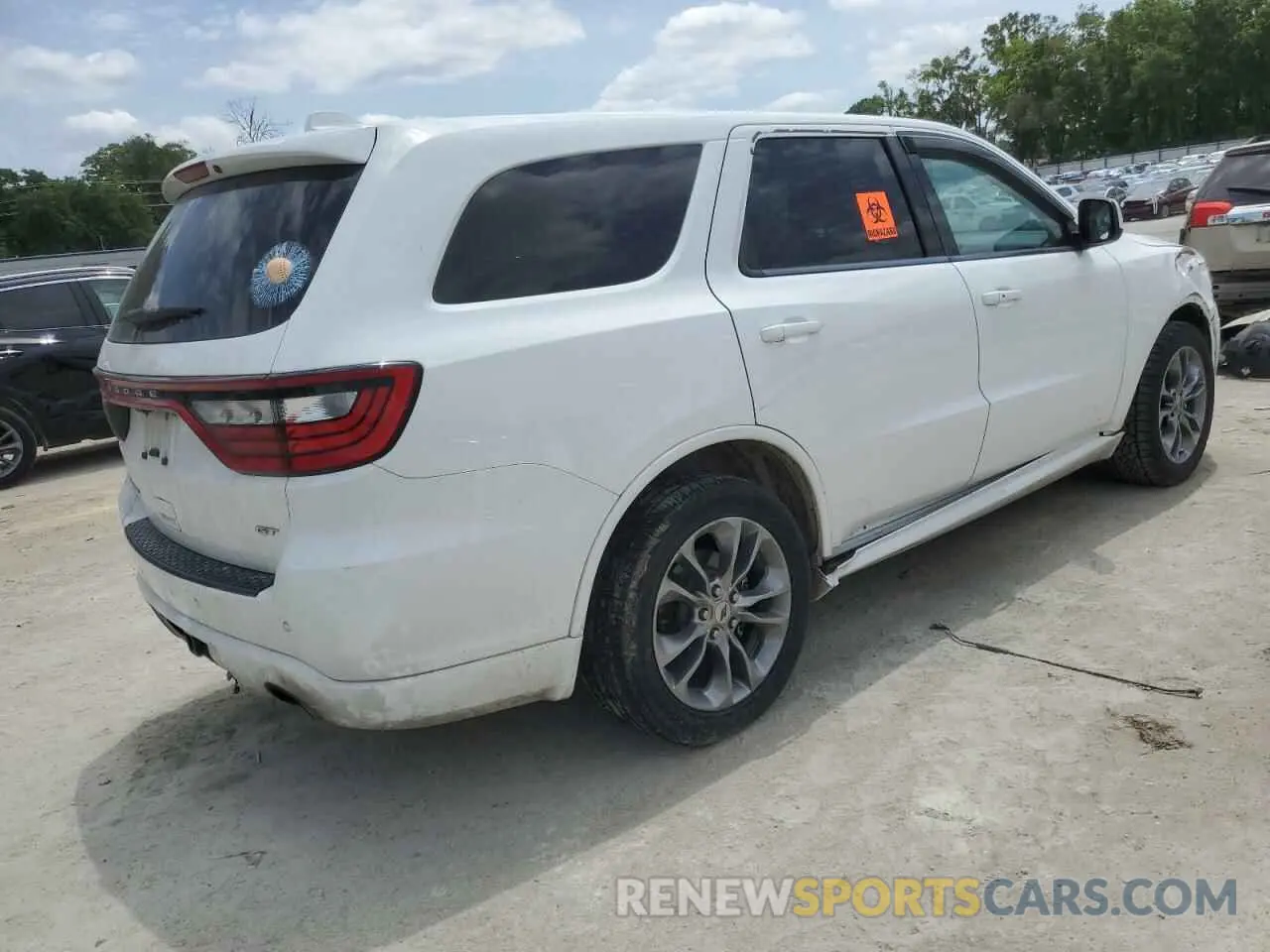 3 Photograph of a damaged car 1C4RDHDG5LC307927 DODGE DURANGO 2020