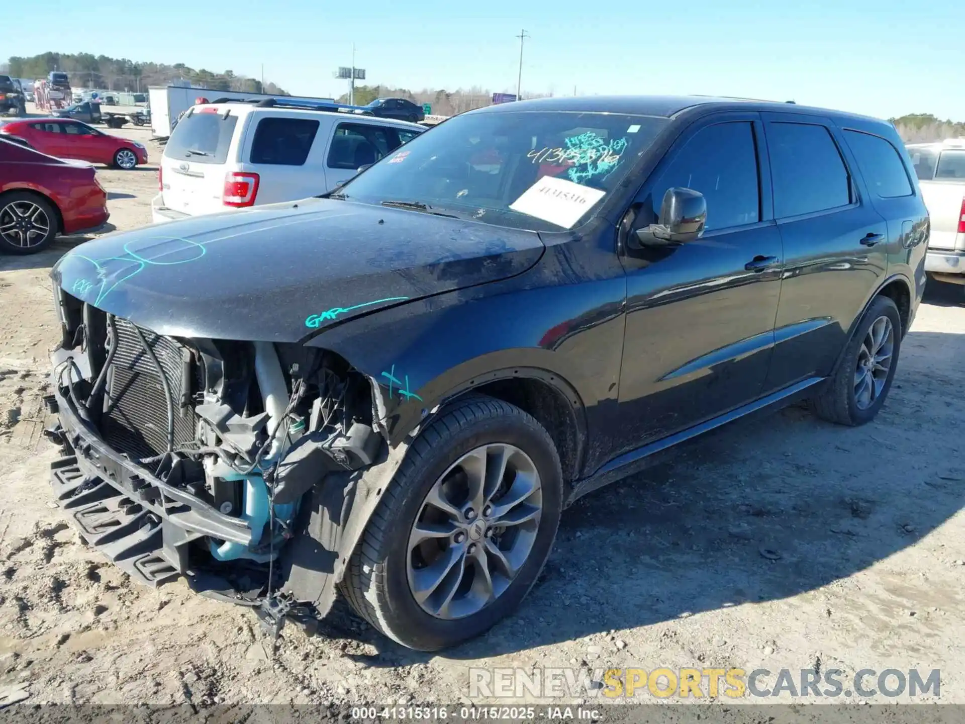 2 Photograph of a damaged car 1C4RDHDG8LC259081 DODGE DURANGO 2020