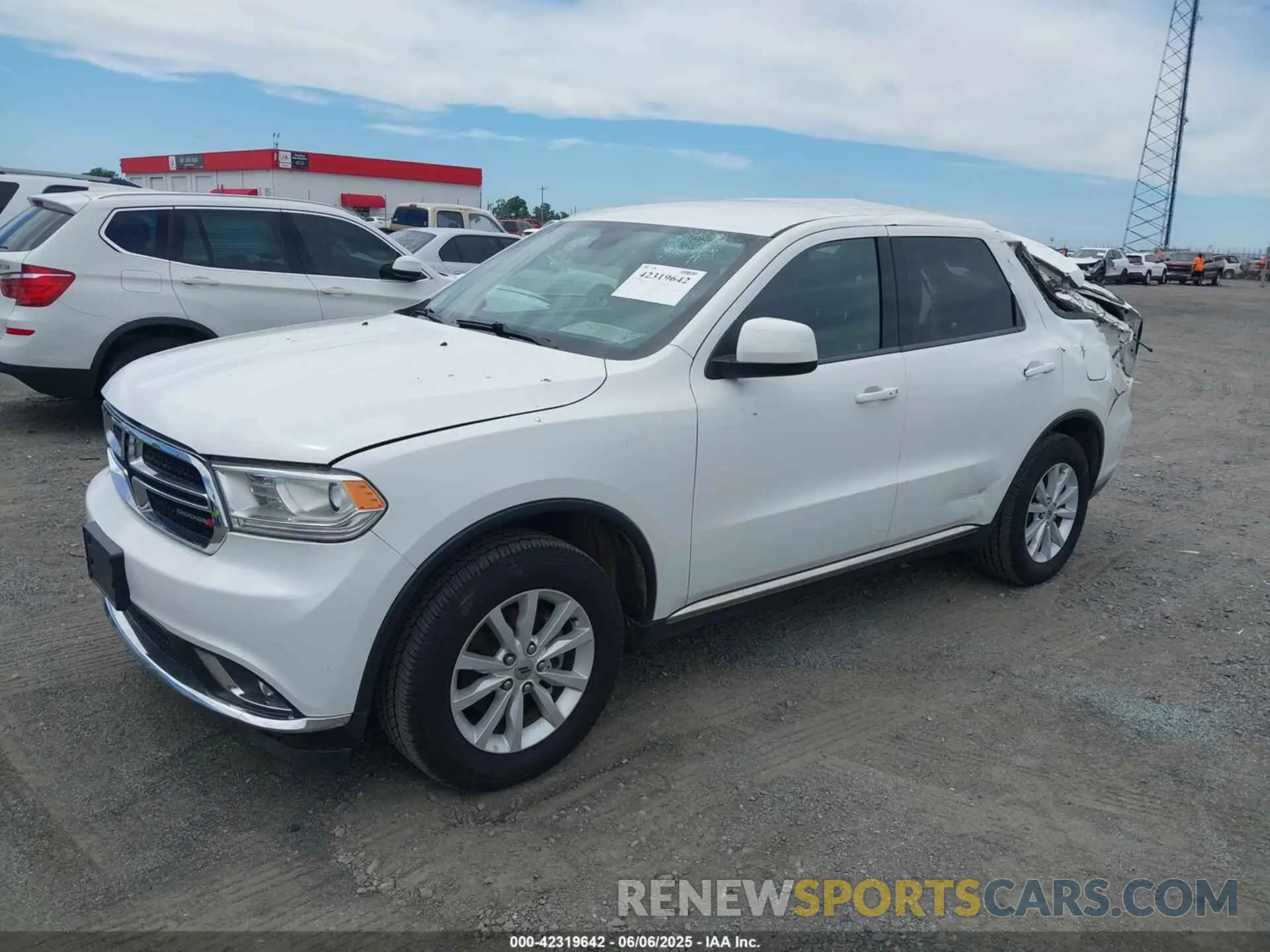 2 Photograph of a damaged car 1C4RDJAG0LC204846 DODGE DURANGO 2020