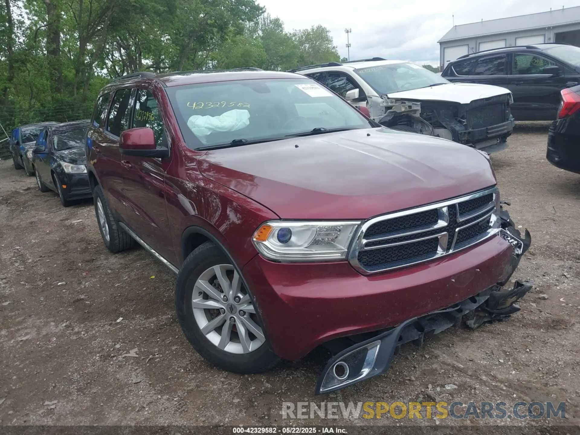 1 Photograph of a damaged car 1C4RDJAG3LC309994 DODGE DURANGO 2020