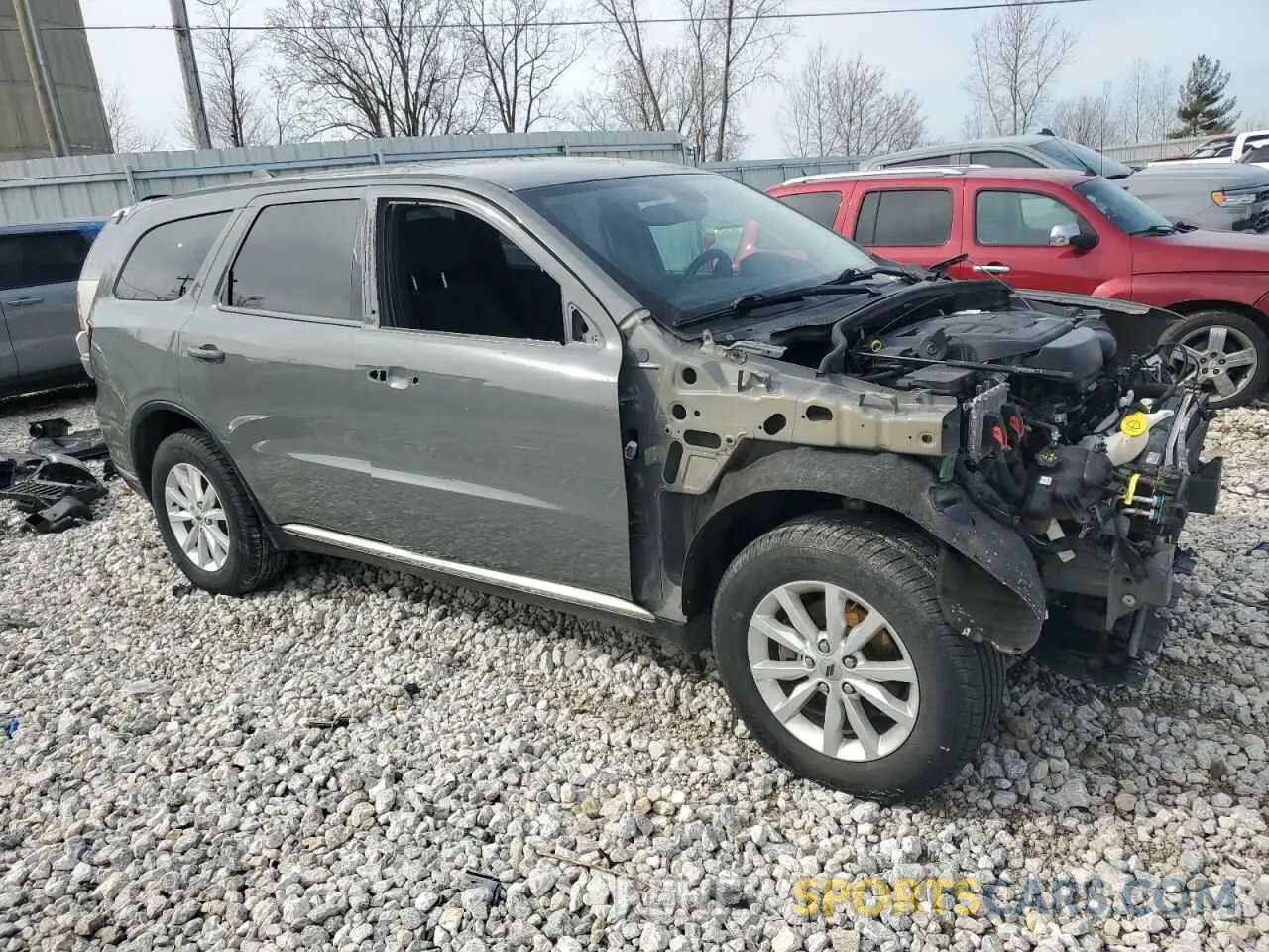 4 Photograph of a damaged car 1C4RDJAG4LC114132 DODGE DURANGO 2020