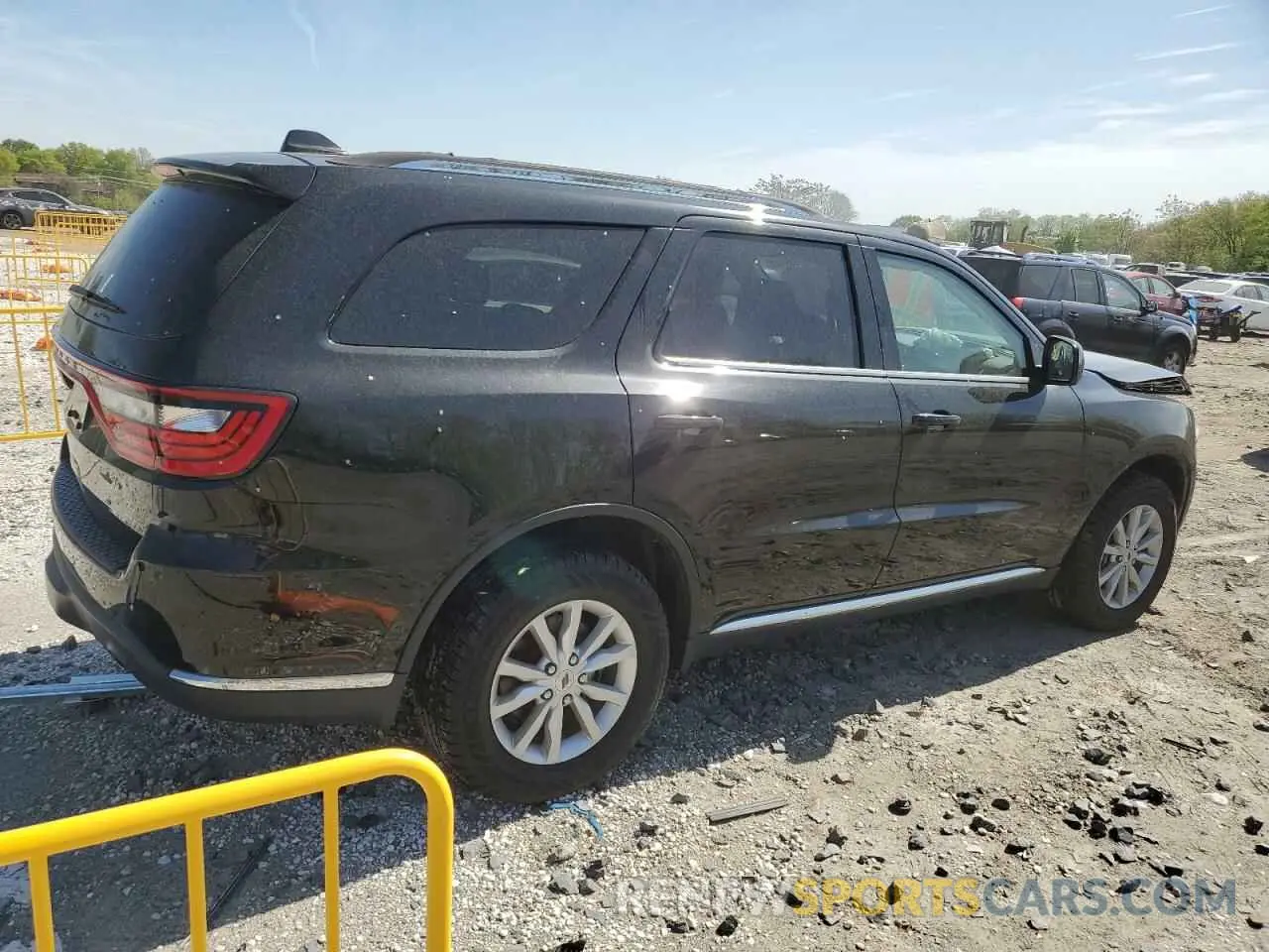 3 Photograph of a damaged car 1C4RDJAG8LC253180 DODGE DURANGO 2020