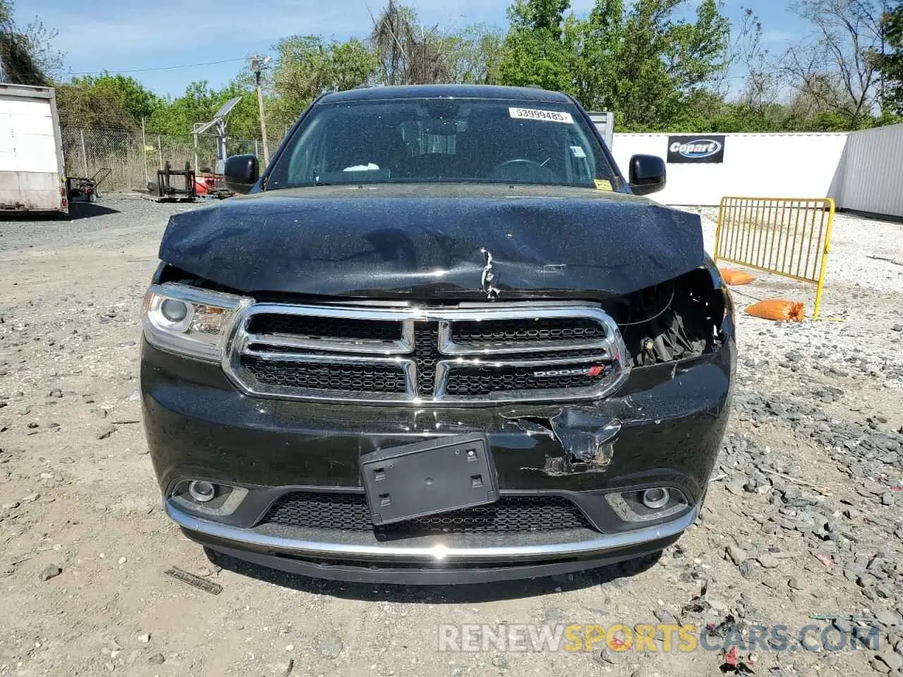 5 Photograph of a damaged car 1C4RDJAG8LC253180 DODGE DURANGO 2020