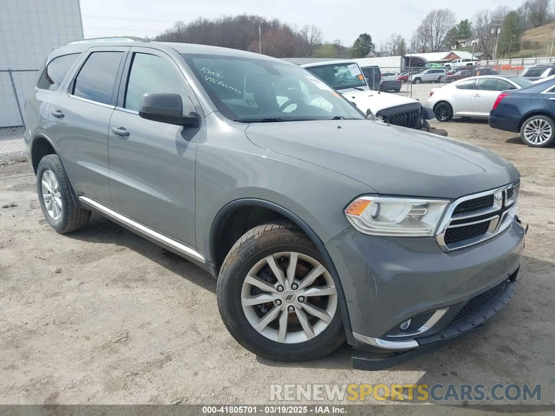 1 Photograph of a damaged car 1C4RDJAG9LC227980 DODGE DURANGO 2020