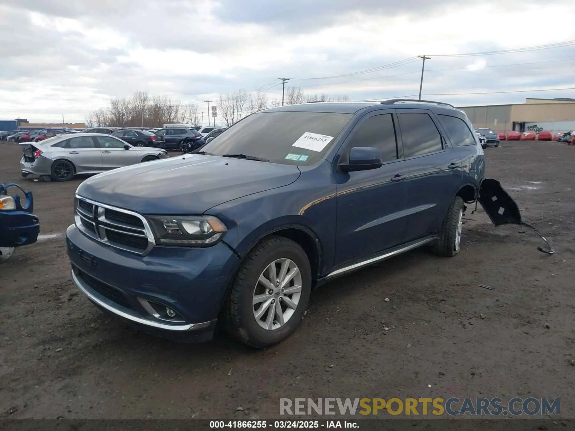 2 Photograph of a damaged car 1C4RDJAG9LC353174 DODGE DURANGO 2020
