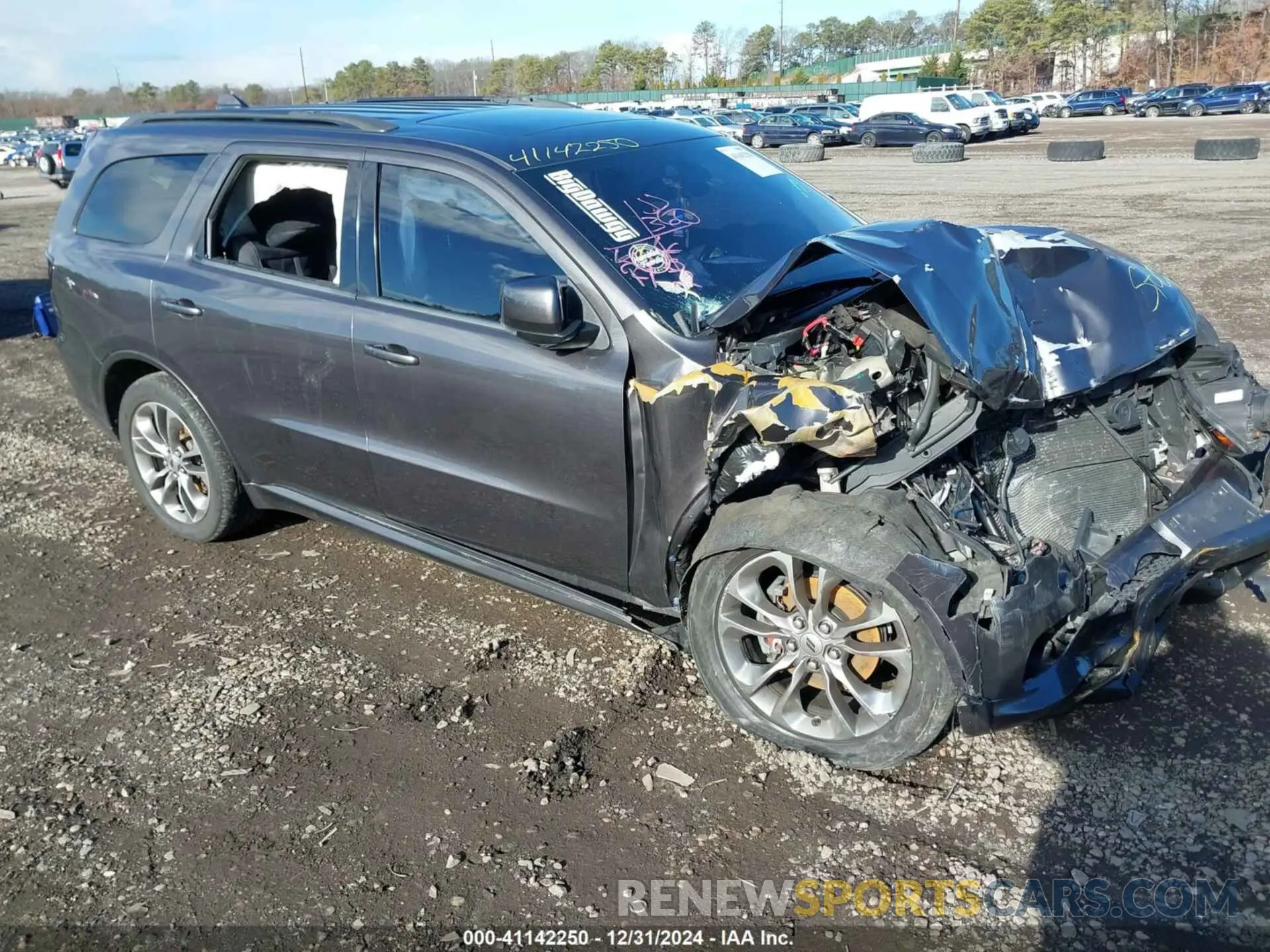 1 Photograph of a damaged car 1C4RDJDG0LC131263 DODGE DURANGO 2020