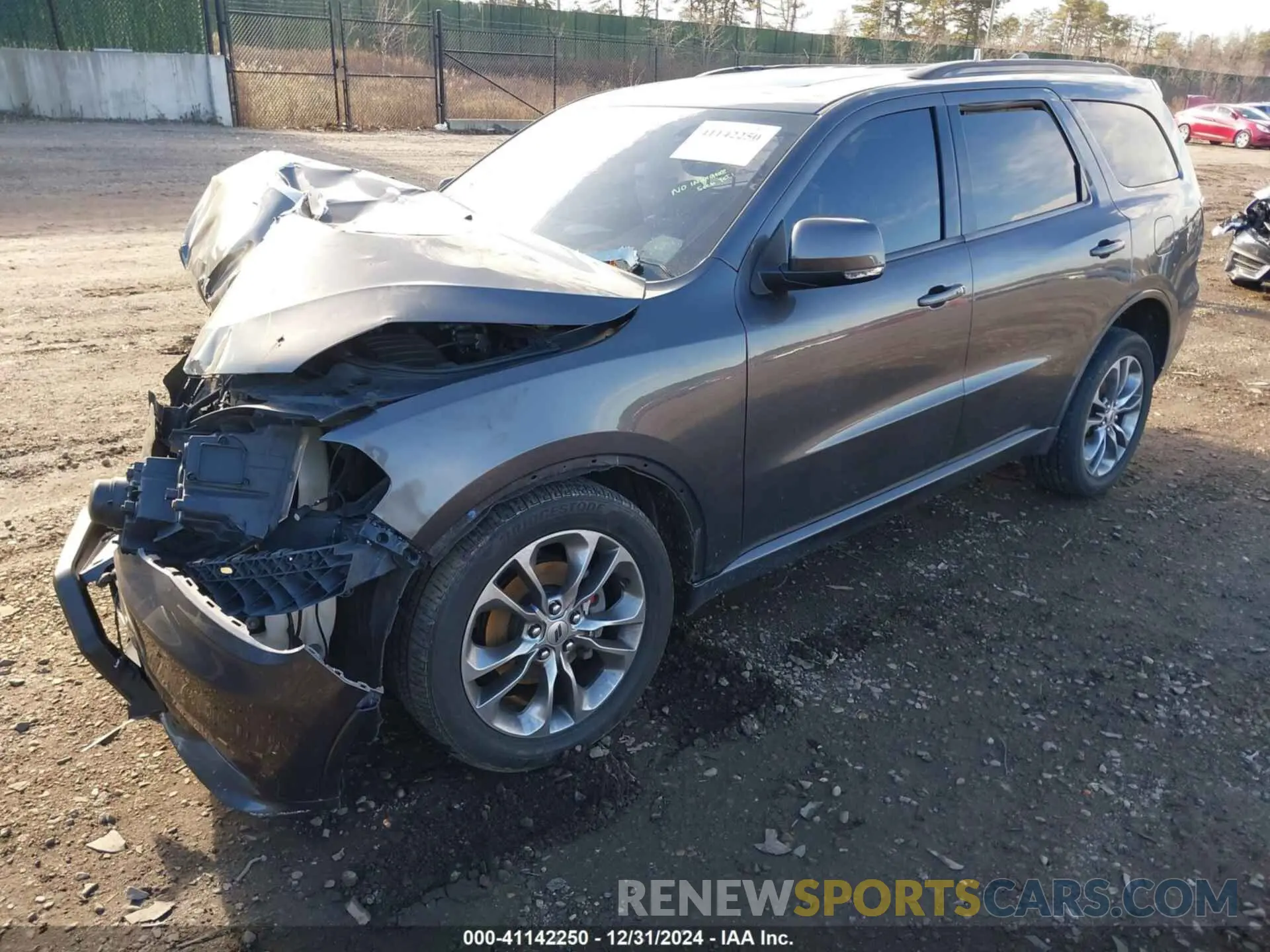 2 Photograph of a damaged car 1C4RDJDG0LC131263 DODGE DURANGO 2020
