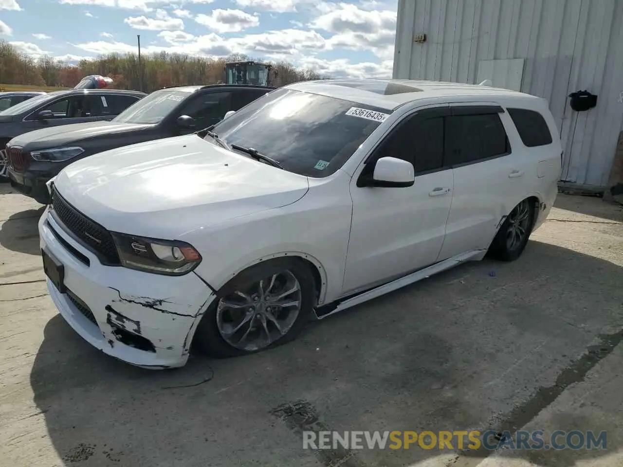 1 Photograph of a damaged car 1C4RDJDG1LC248995 DODGE DURANGO 2020