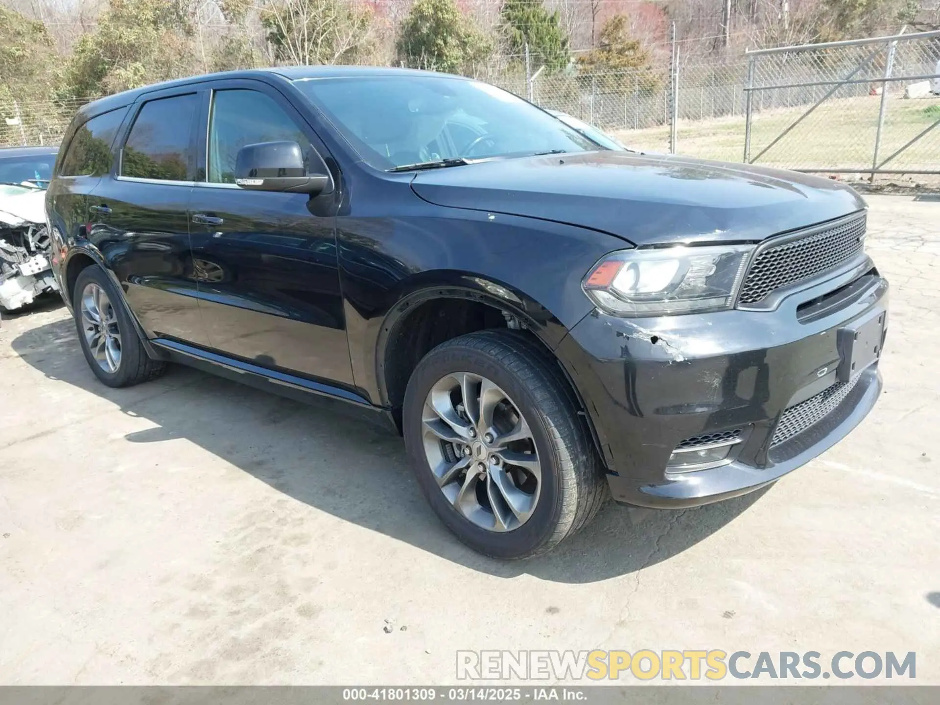 1 Photograph of a damaged car 1C4RDJDG2LC261531 DODGE DURANGO 2020
