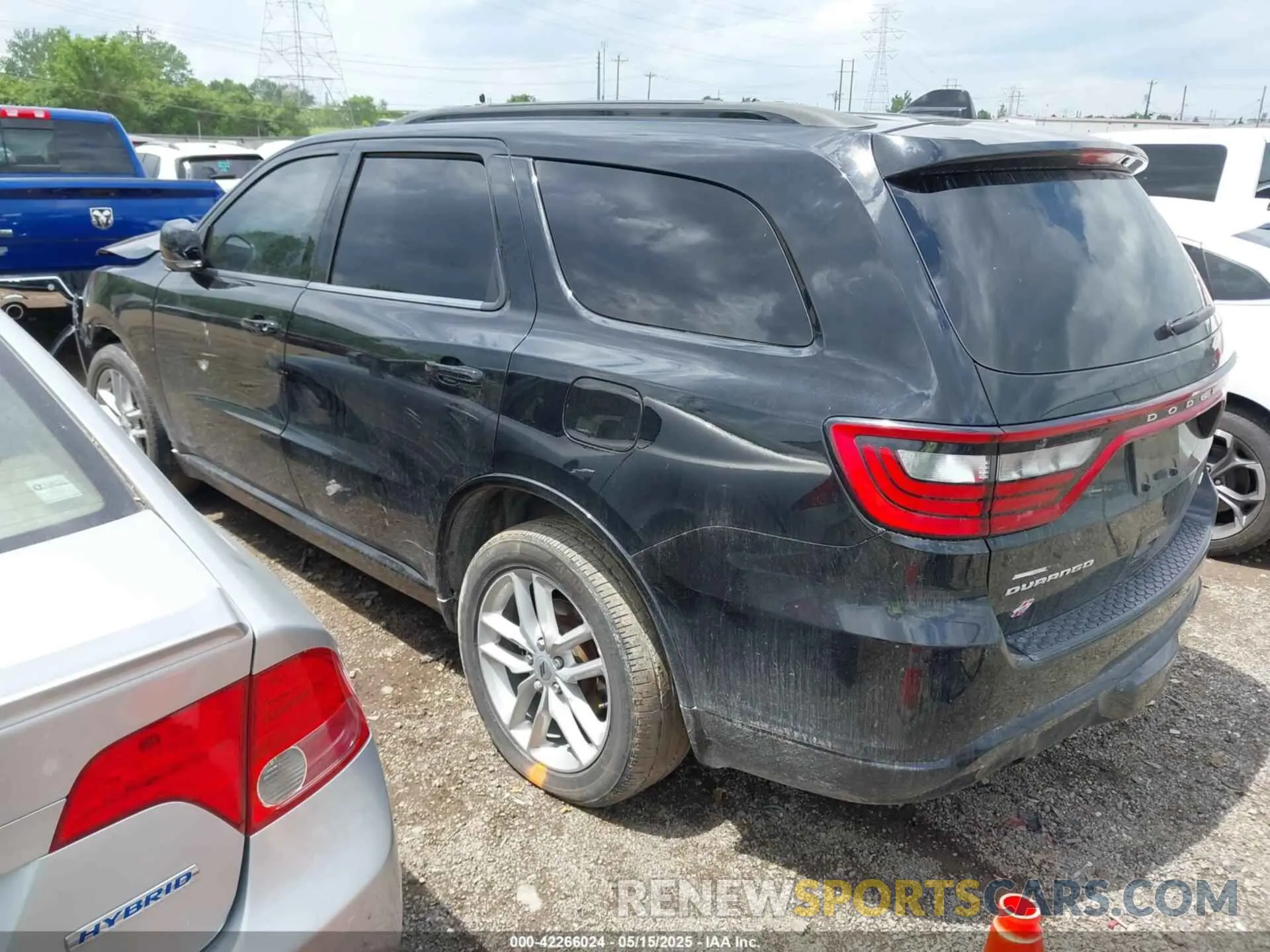 3 Photograph of a damaged car 1C4RDJDG3LC107443 DODGE DURANGO 2020